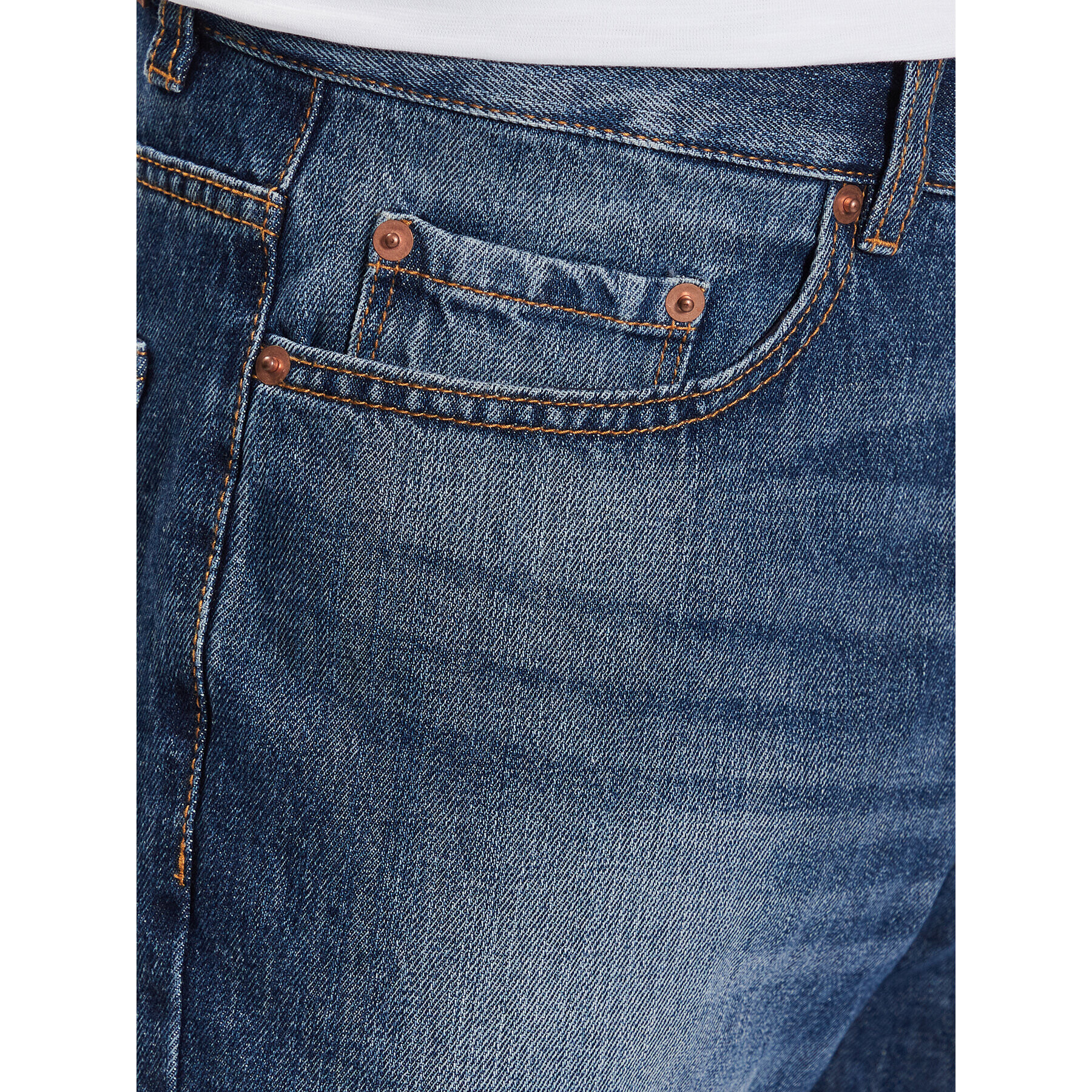 United Colors Of Benetton Jeansy 4AW757B88 Modrá Straight Leg - Pepit.cz