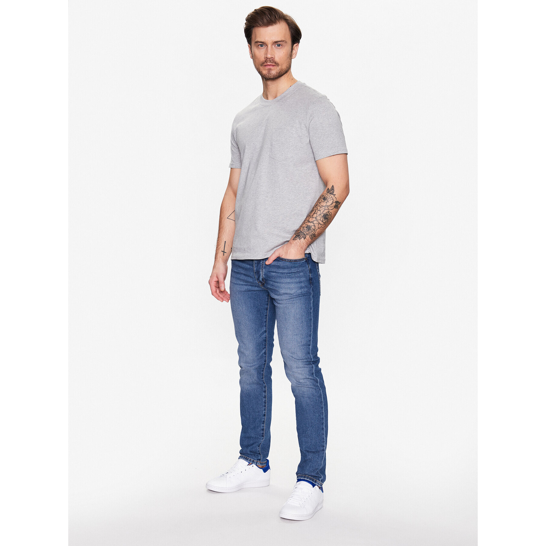 United Colors Of Benetton Jeansy 4DHH57BC8 Modrá Slim Fit - Pepit.cz