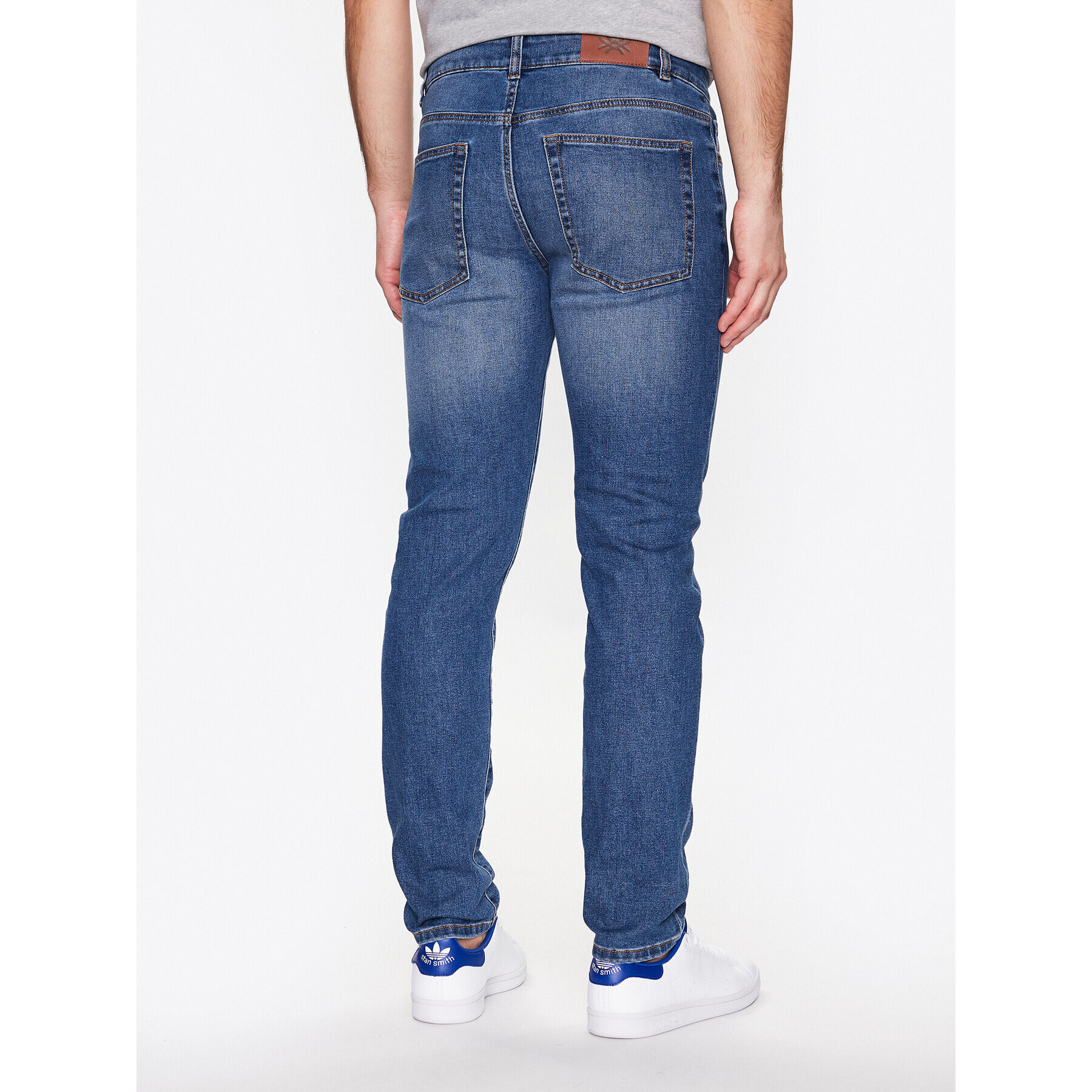 United Colors Of Benetton Jeansy 4DHH57BC8 Modrá Slim Fit - Pepit.cz