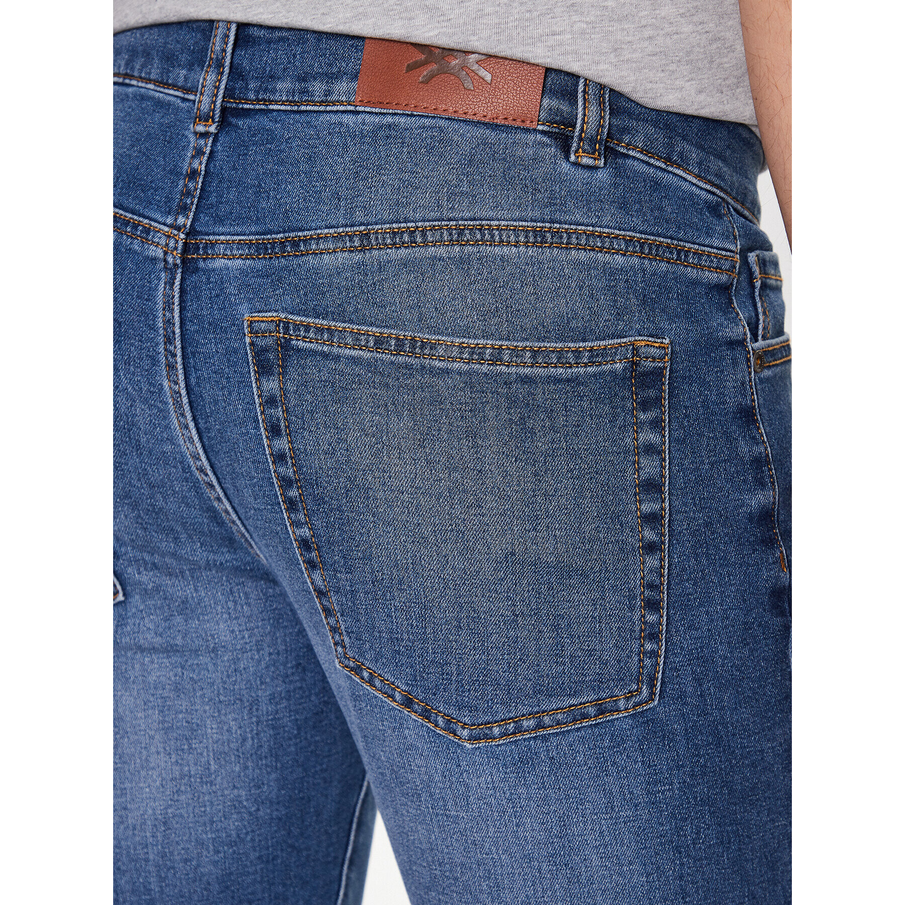 United Colors Of Benetton Jeansy 4DHH57BC8 Modrá Slim Fit - Pepit.cz