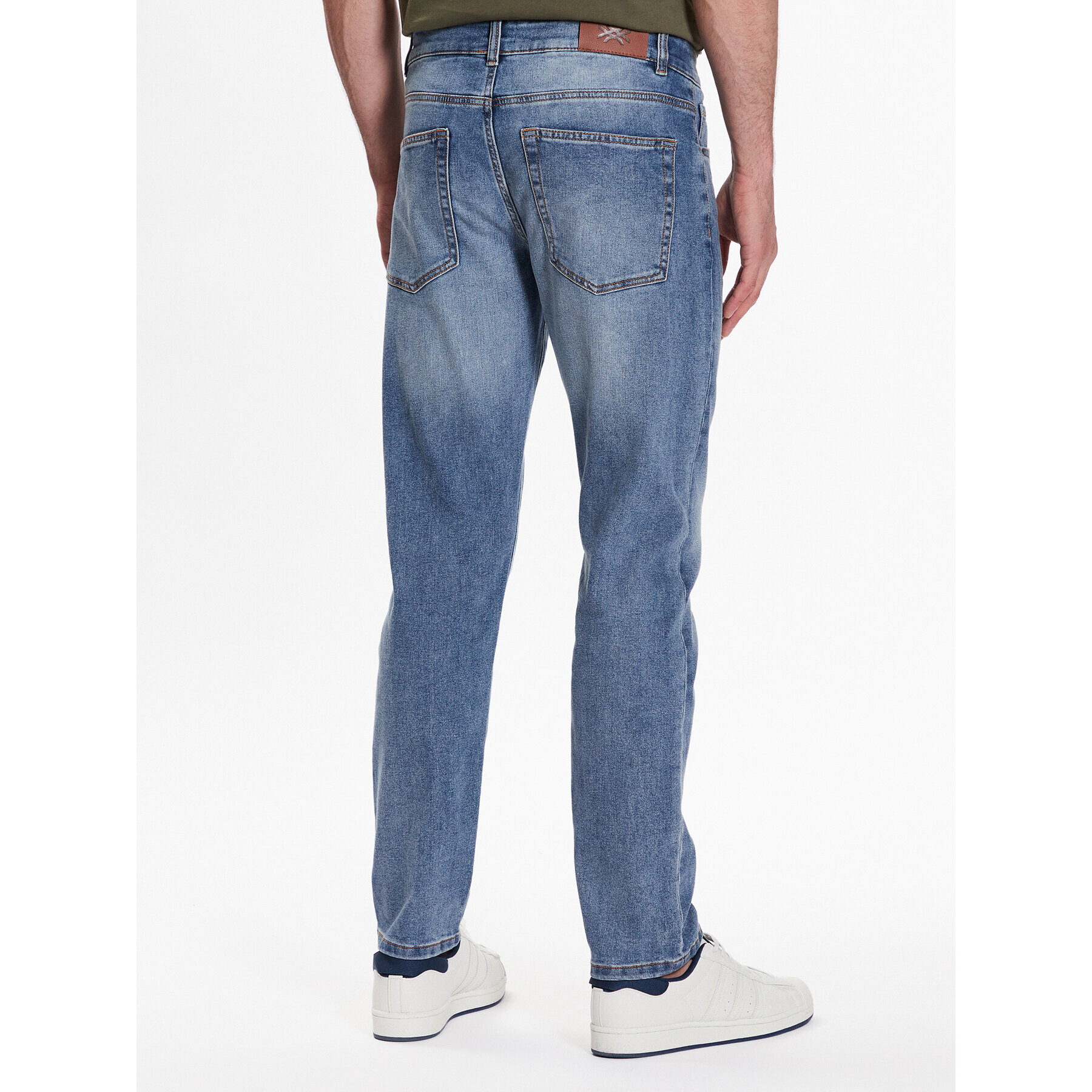 United Colors Of Benetton Jeansy 4DHH57BC8 Modrá Slim Fit - Pepit.cz