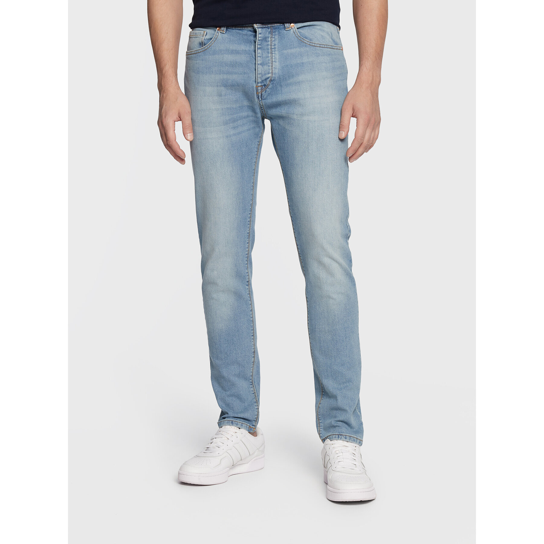 United Colors Of Benetton Jeansy 4GZ757B98 Modrá Skinny Fit - Pepit.cz