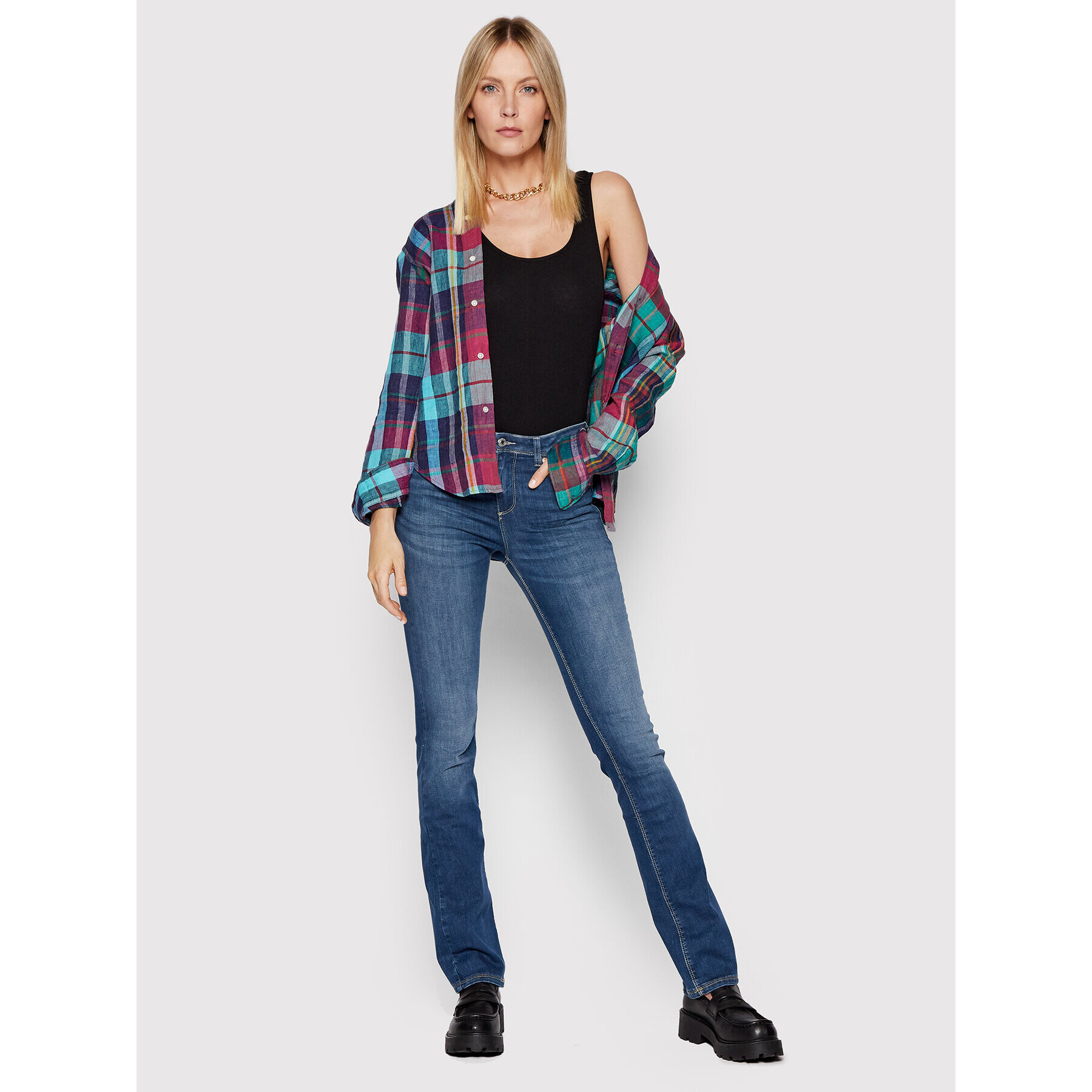 United Colors Of Benetton Jeansy 4NF1574K4 Tmavomodrá Regular Fit - Pepit.cz