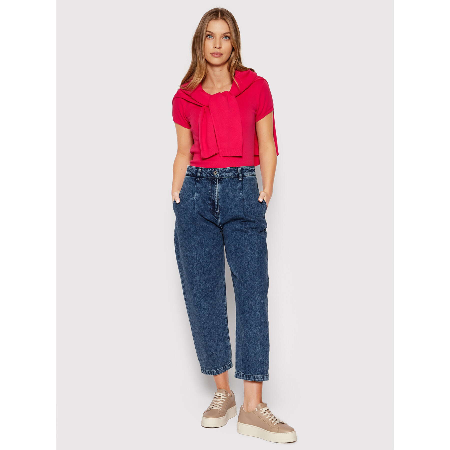 United Colors Of Benetton Jeansy 4YO7DF004 Tmavomodrá Relaxed Fit - Pepit.cz