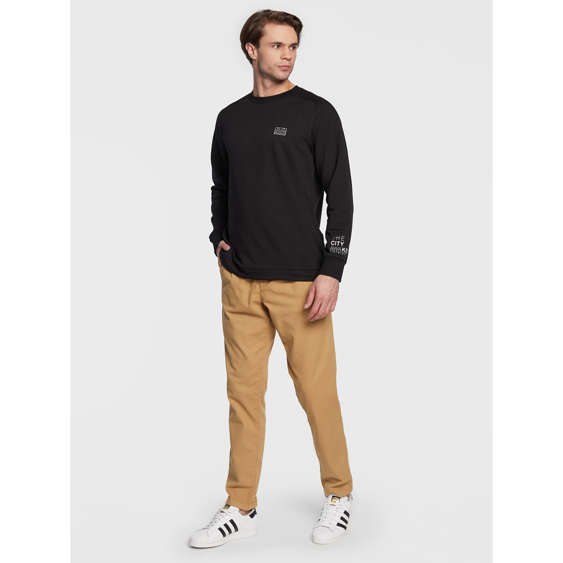 United Colors Of Benetton Kalhoty z materiálu 4FRJUF018 Hnědá Slim Fit - Pepit.cz