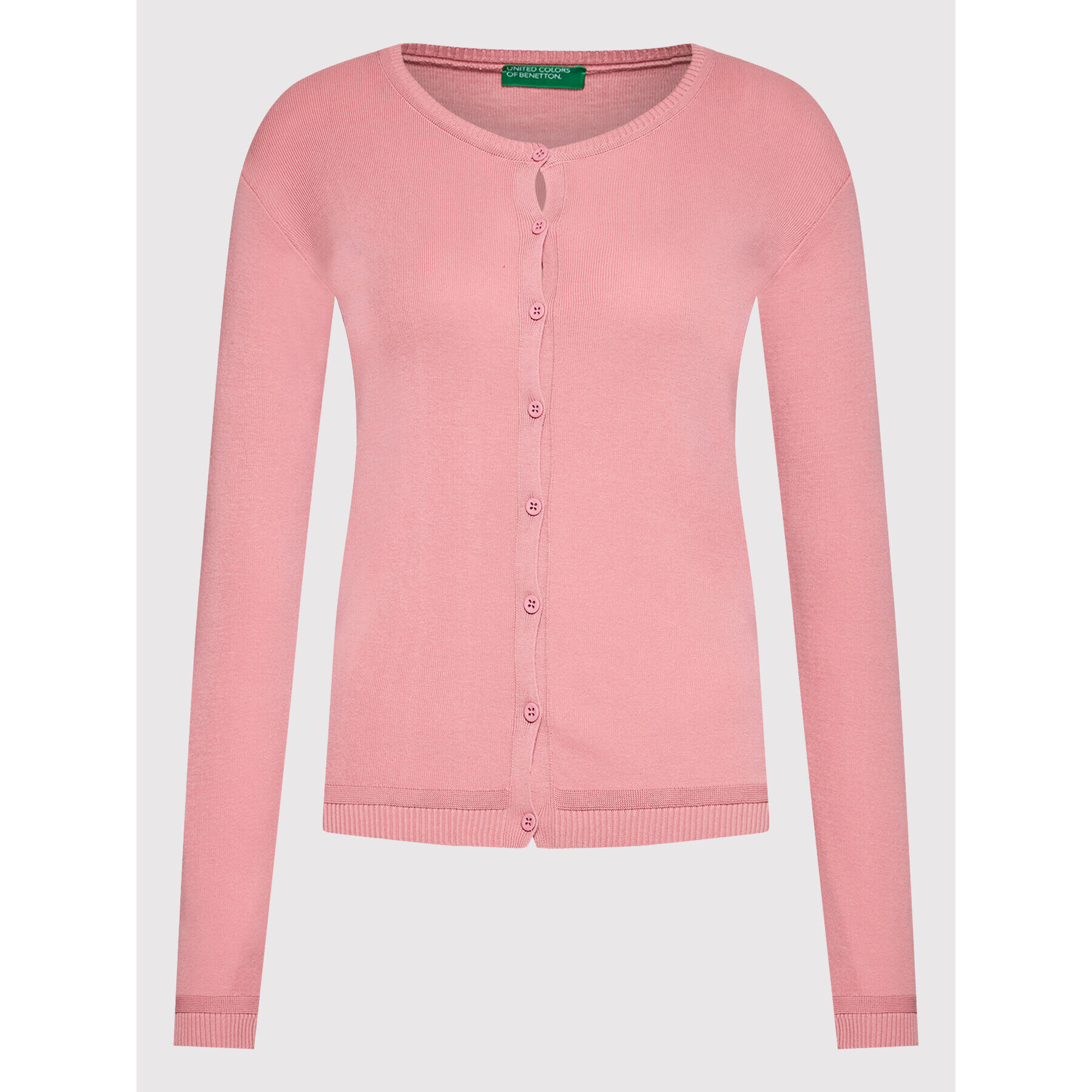 United Colors Of Benetton Kardigan 1091D5558 Růžová Regular Fit - Pepit.cz