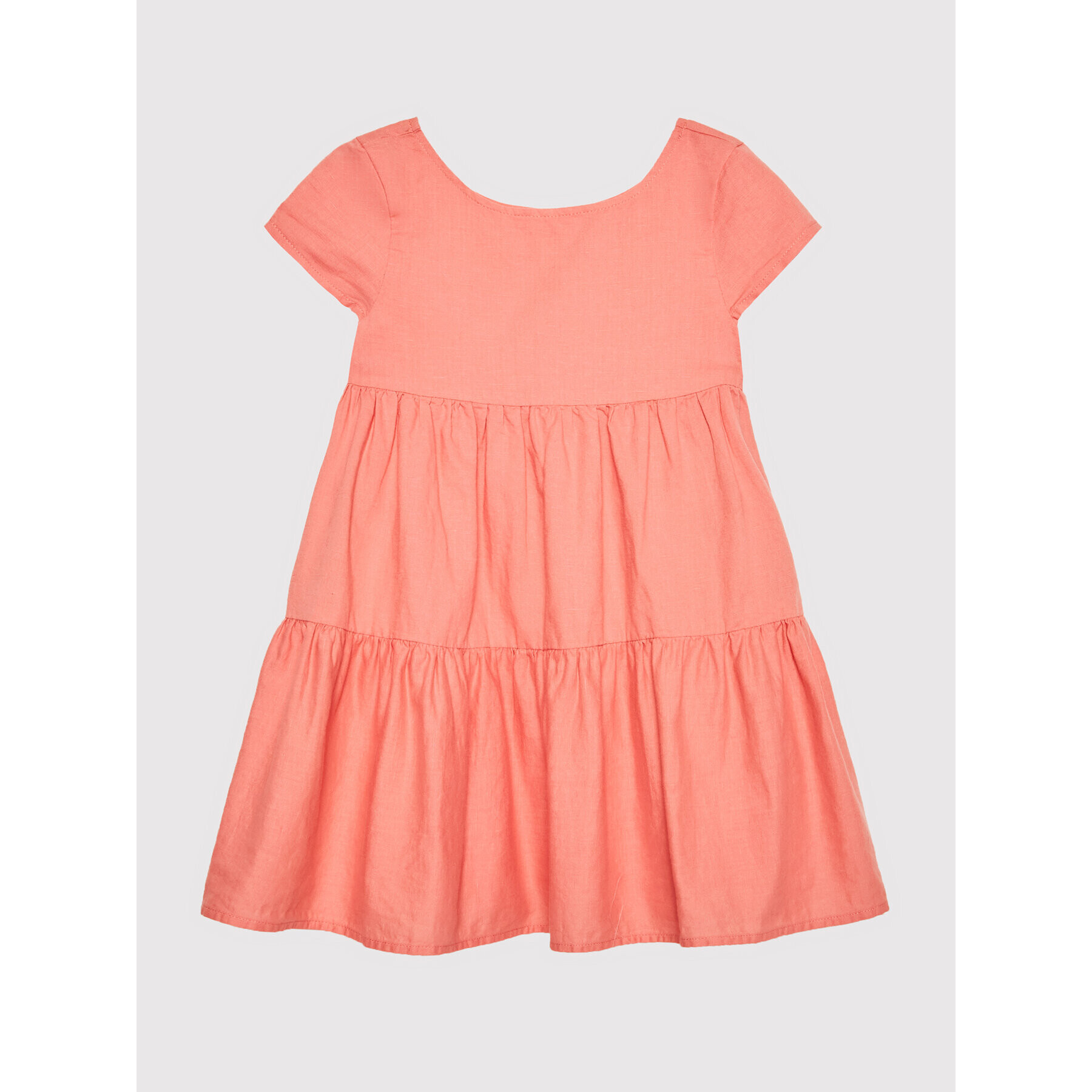 United Colors Of Benetton Letní šaty 4BE7CV004 Oranžová Regular Fit - Pepit.cz