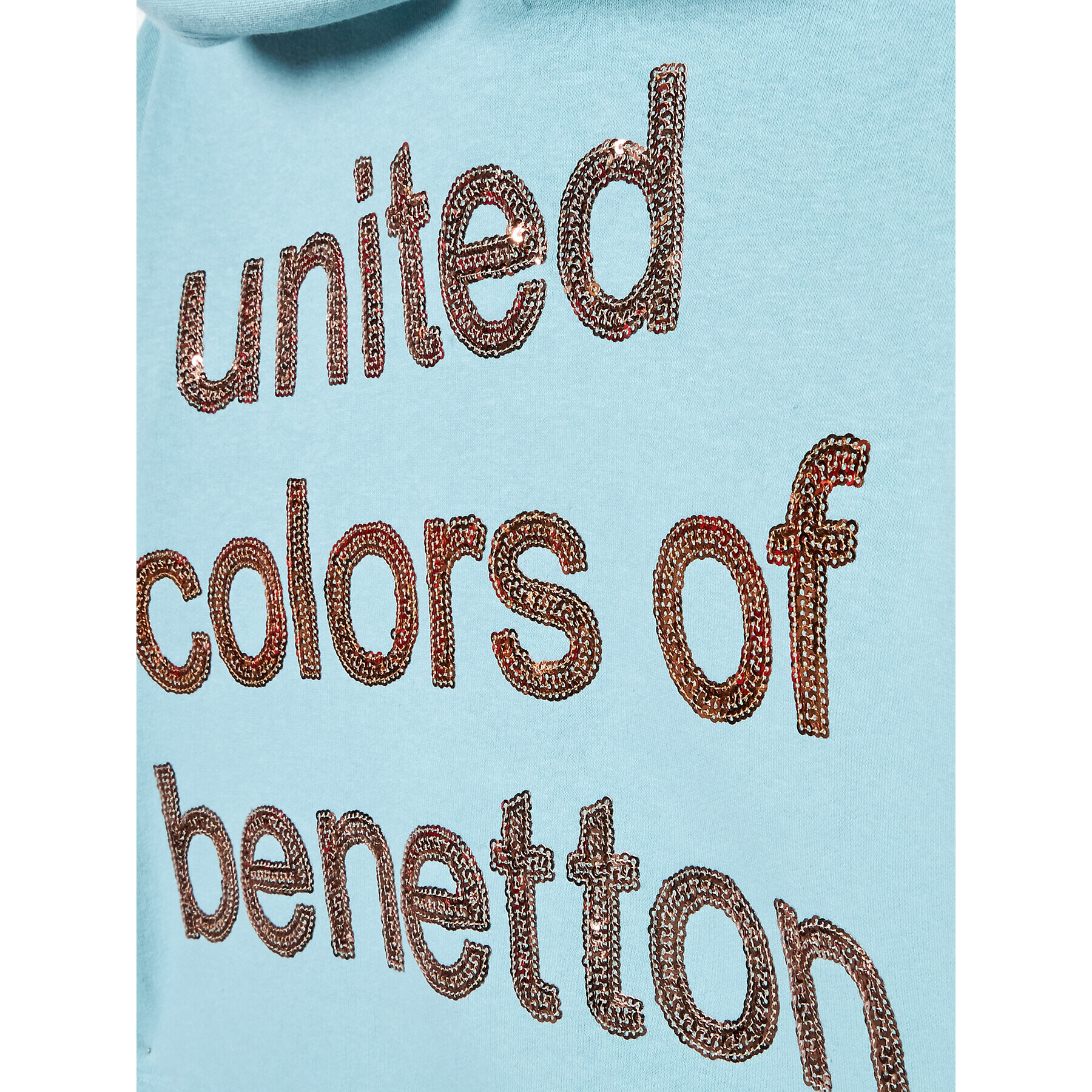 United Colors Of Benetton Mikina 35TMC201N Modrá Relaxed Fit - Pepit.cz