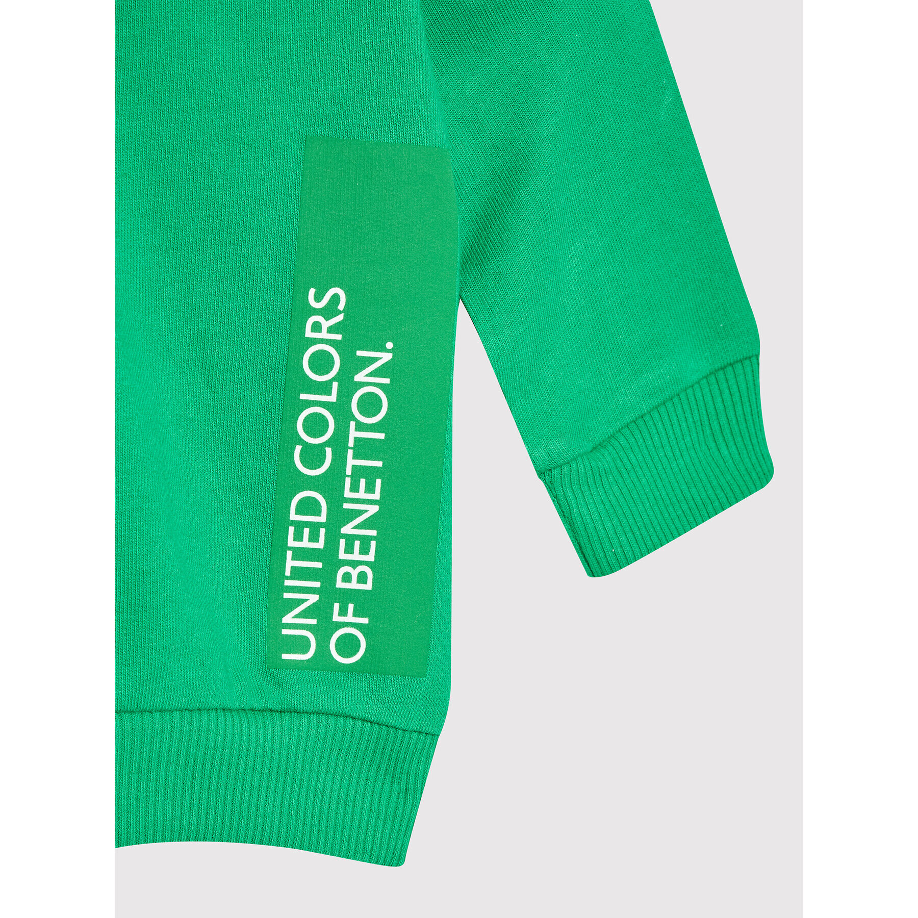 United Colors Of Benetton Mikina 3BC1G500D Zelená Regular Fit - Pepit.cz