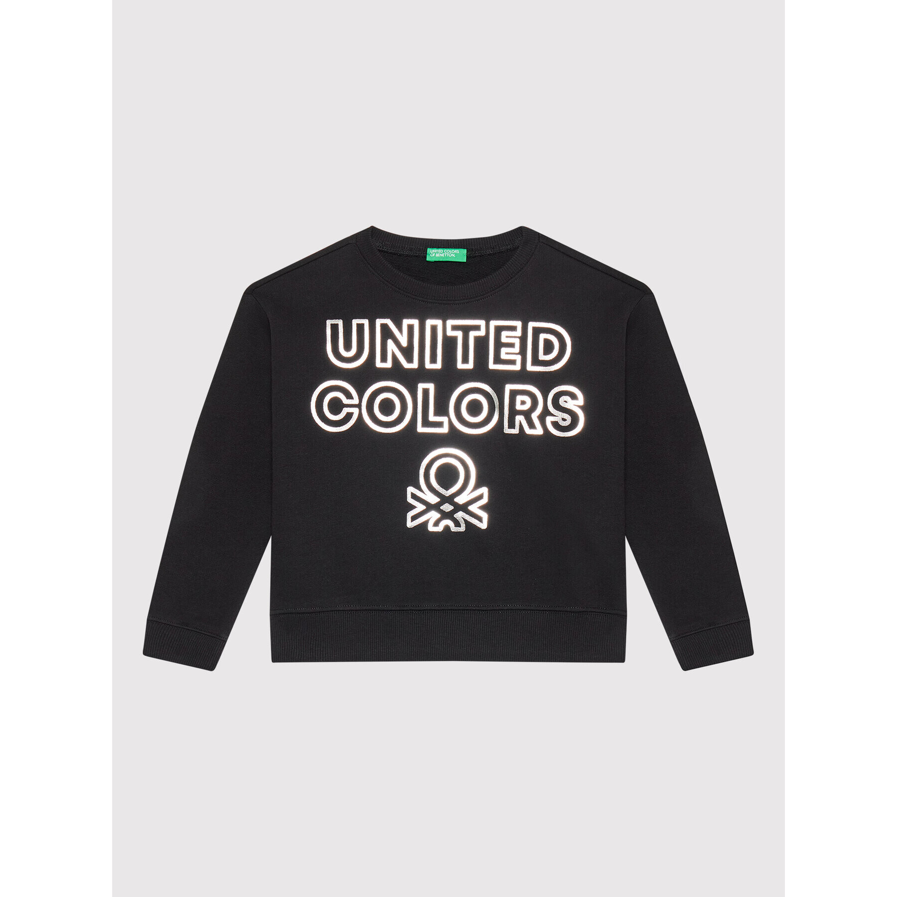 United Colors Of Benetton Mikina 3J68C101O Černá Regular Fit - Pepit.cz