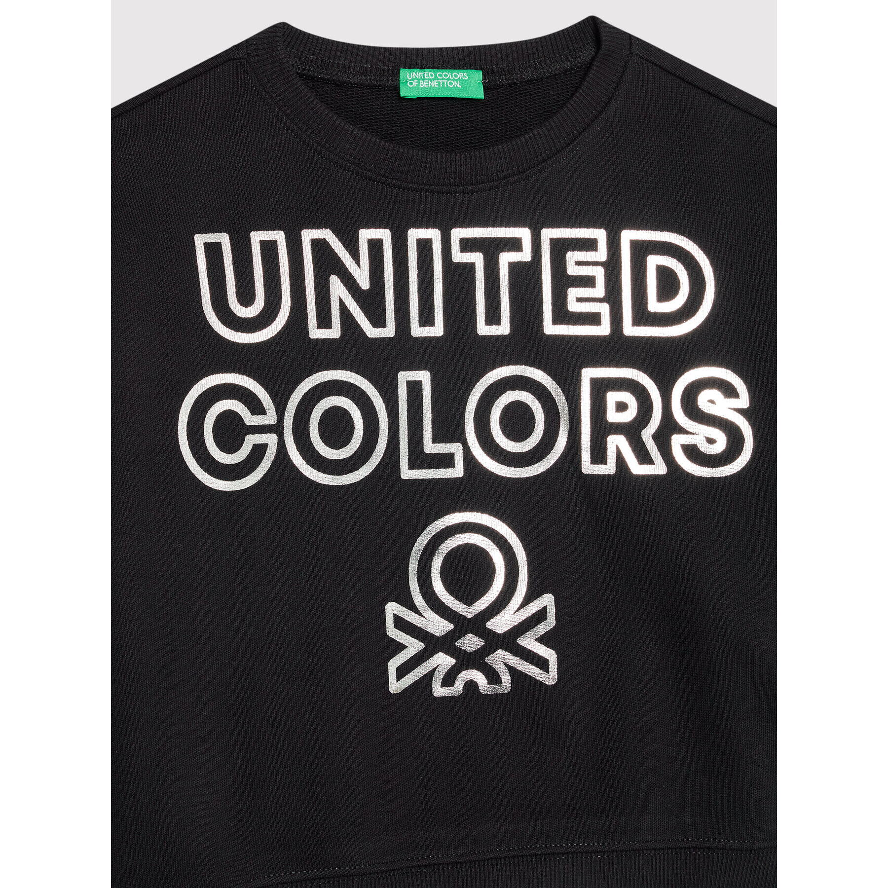 United Colors Of Benetton Mikina 3J68C101O Černá Regular Fit - Pepit.cz