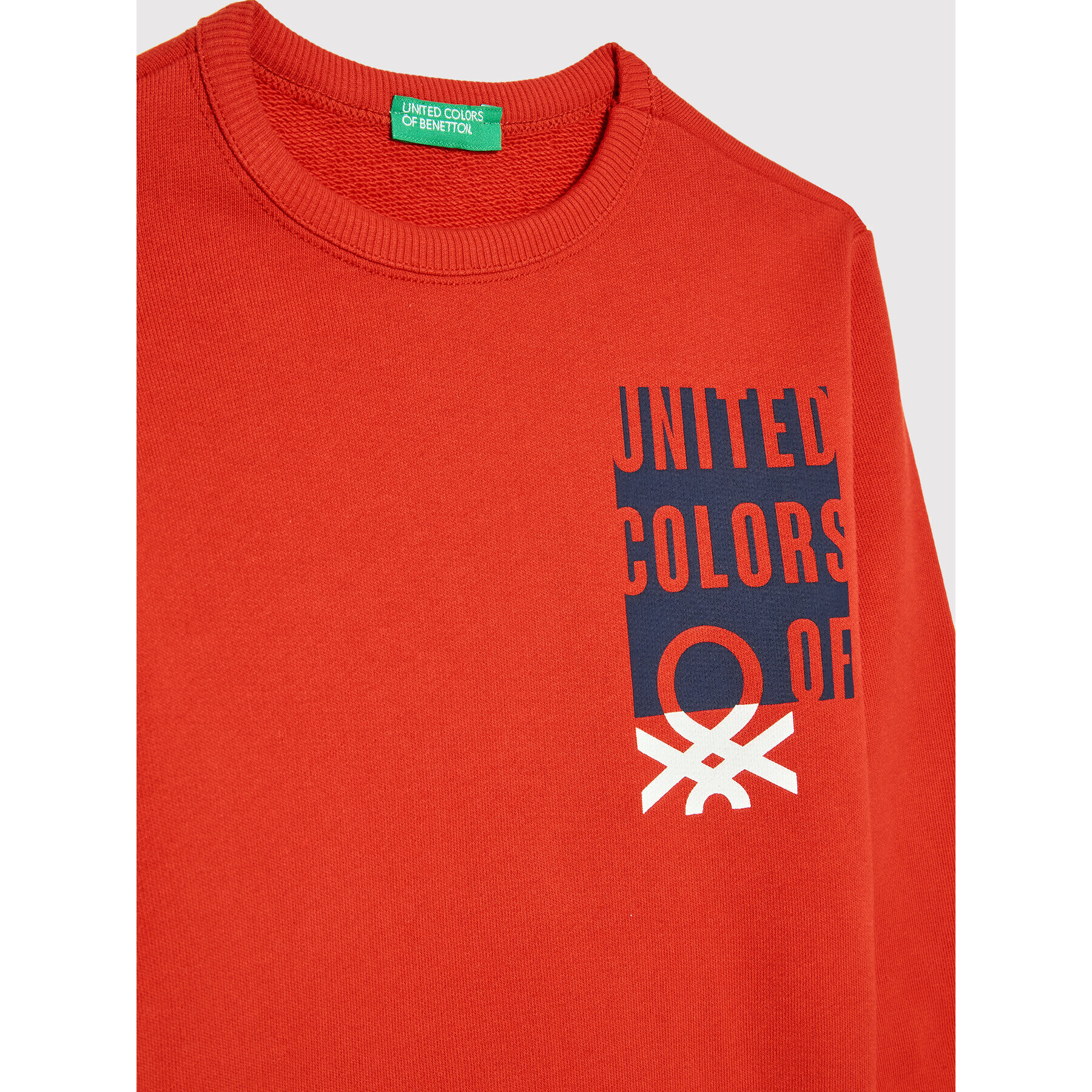 United Colors Of Benetton Mikina 3J68C105R Červená Regular Fit - Pepit.cz