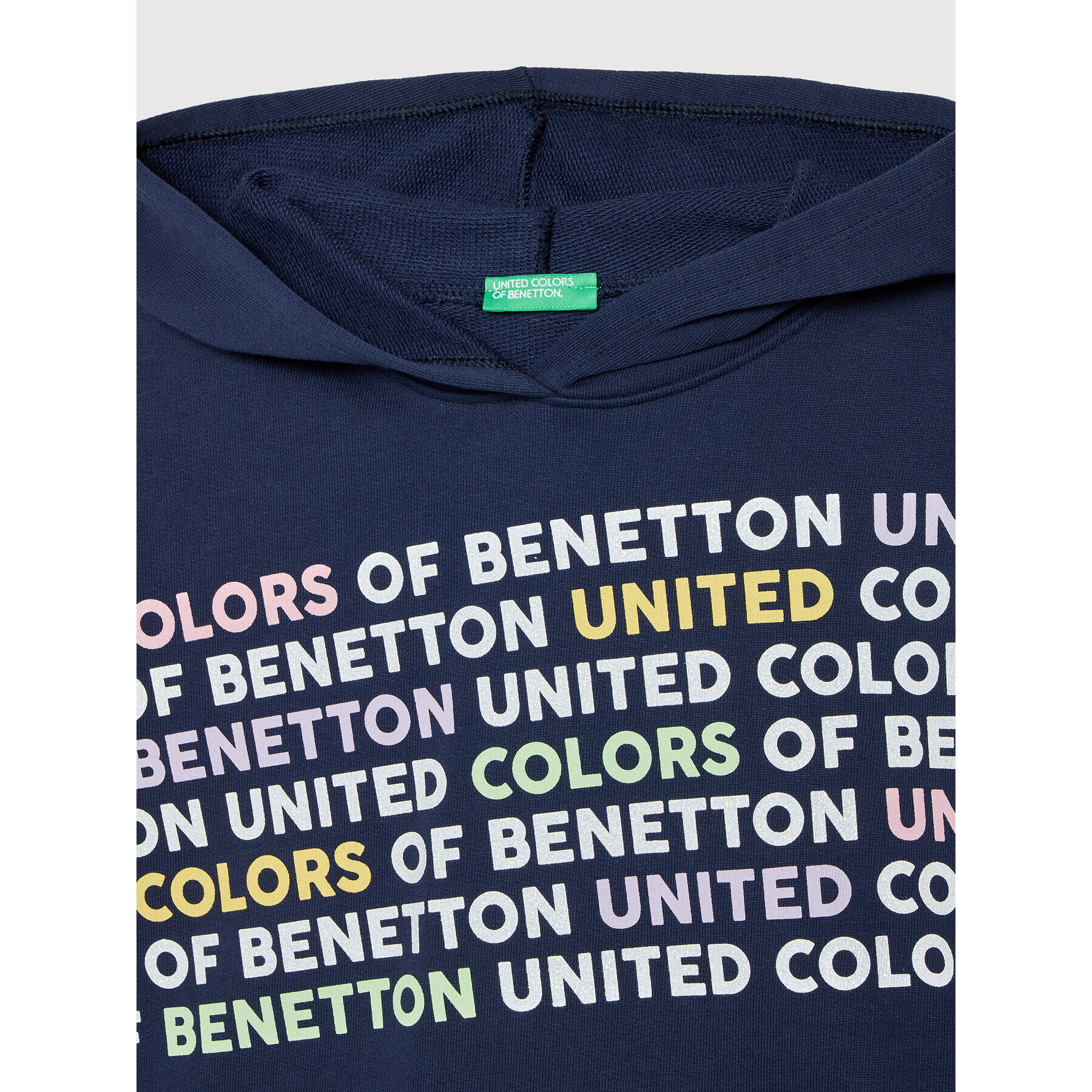 United Colors Of Benetton Mikina 3J68C200C Tmavomodrá Boxy Fit - Pepit.cz