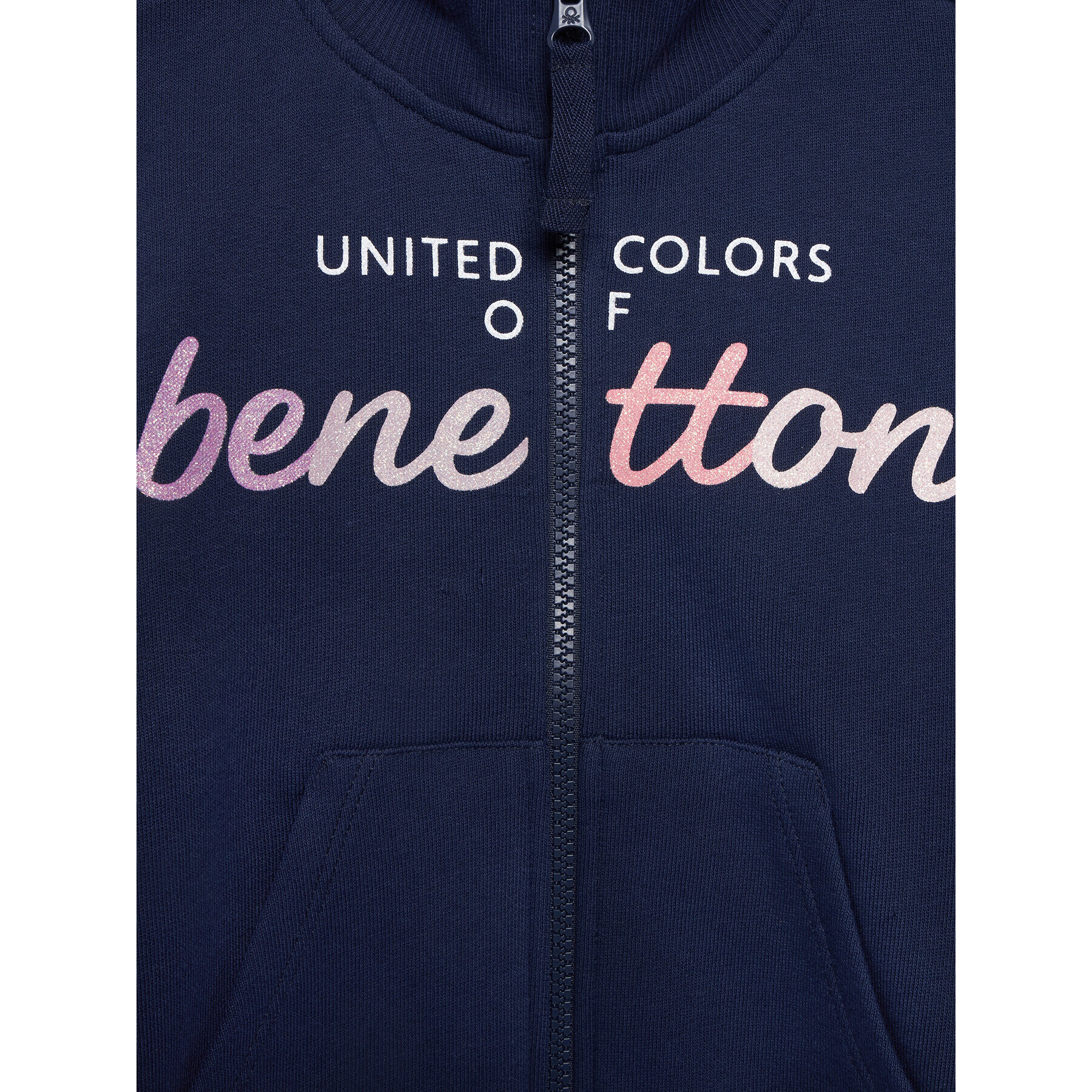 United Colors Of Benetton Mikina 3J68C5972 Tmavomodrá Regular Fit - Pepit.cz