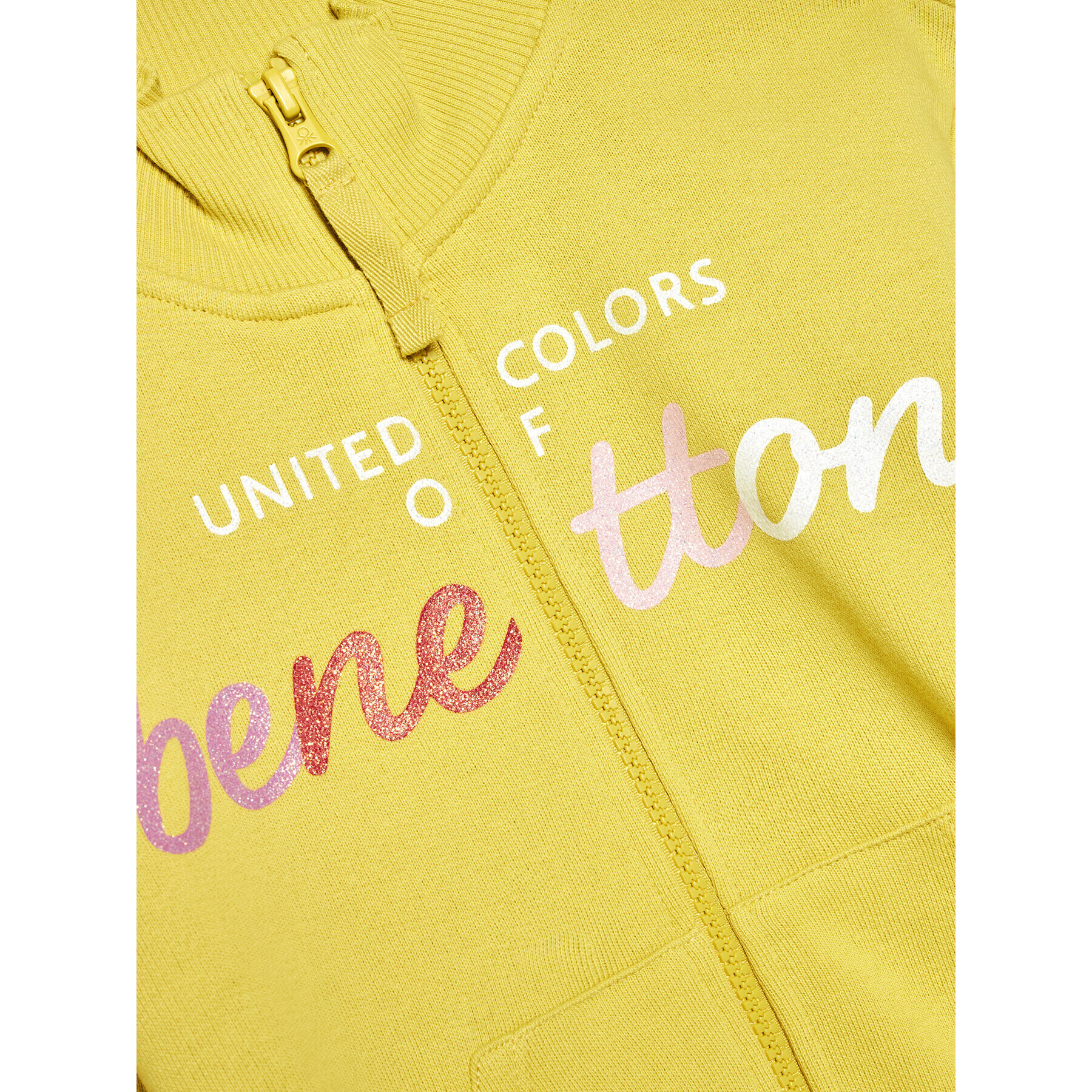 United Colors Of Benetton Mikina 3J68C5972 Žlutá Regular Fit - Pepit.cz