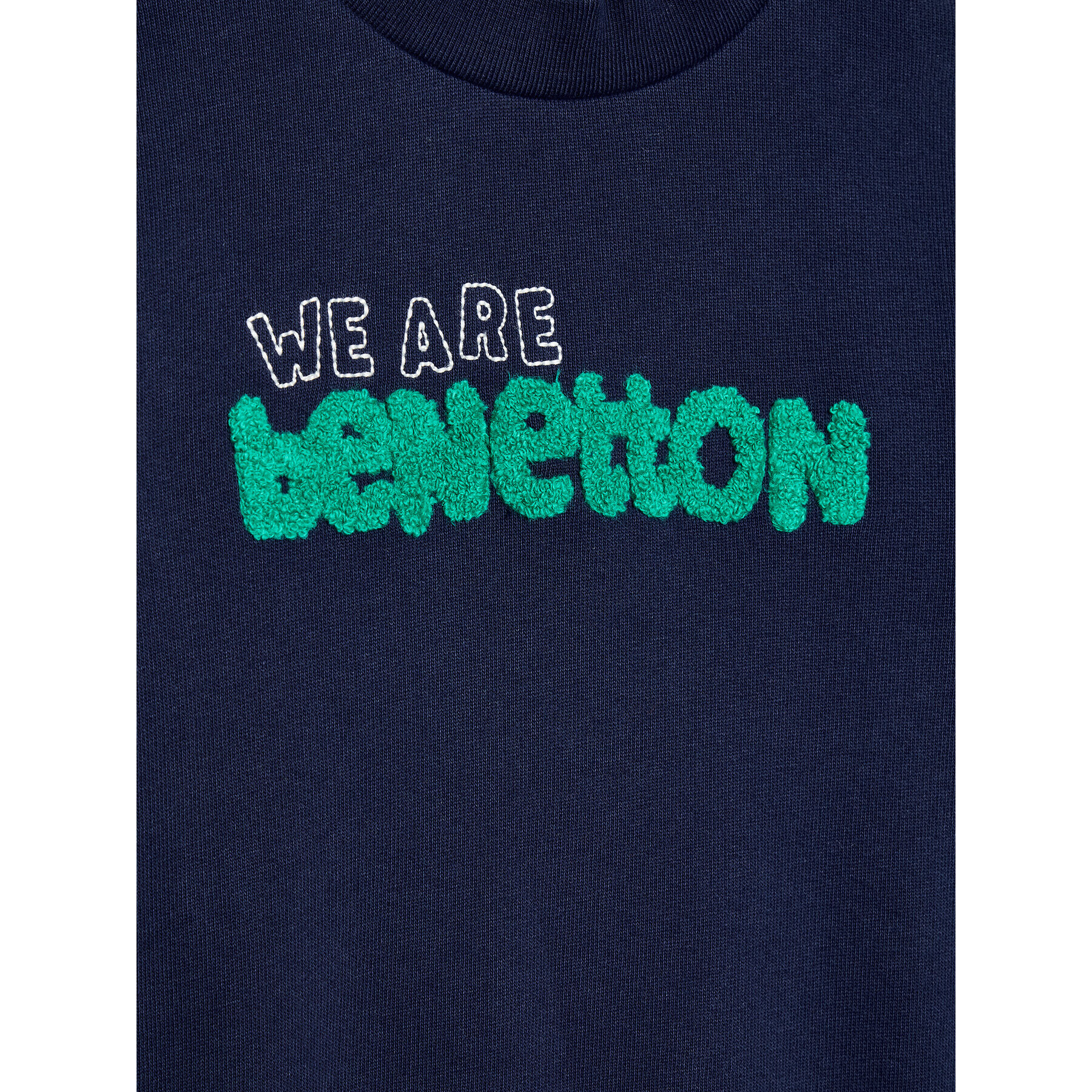 United Colors Of Benetton Mikina 3J68G104C Tmavomodrá Regular Fit - Pepit.cz