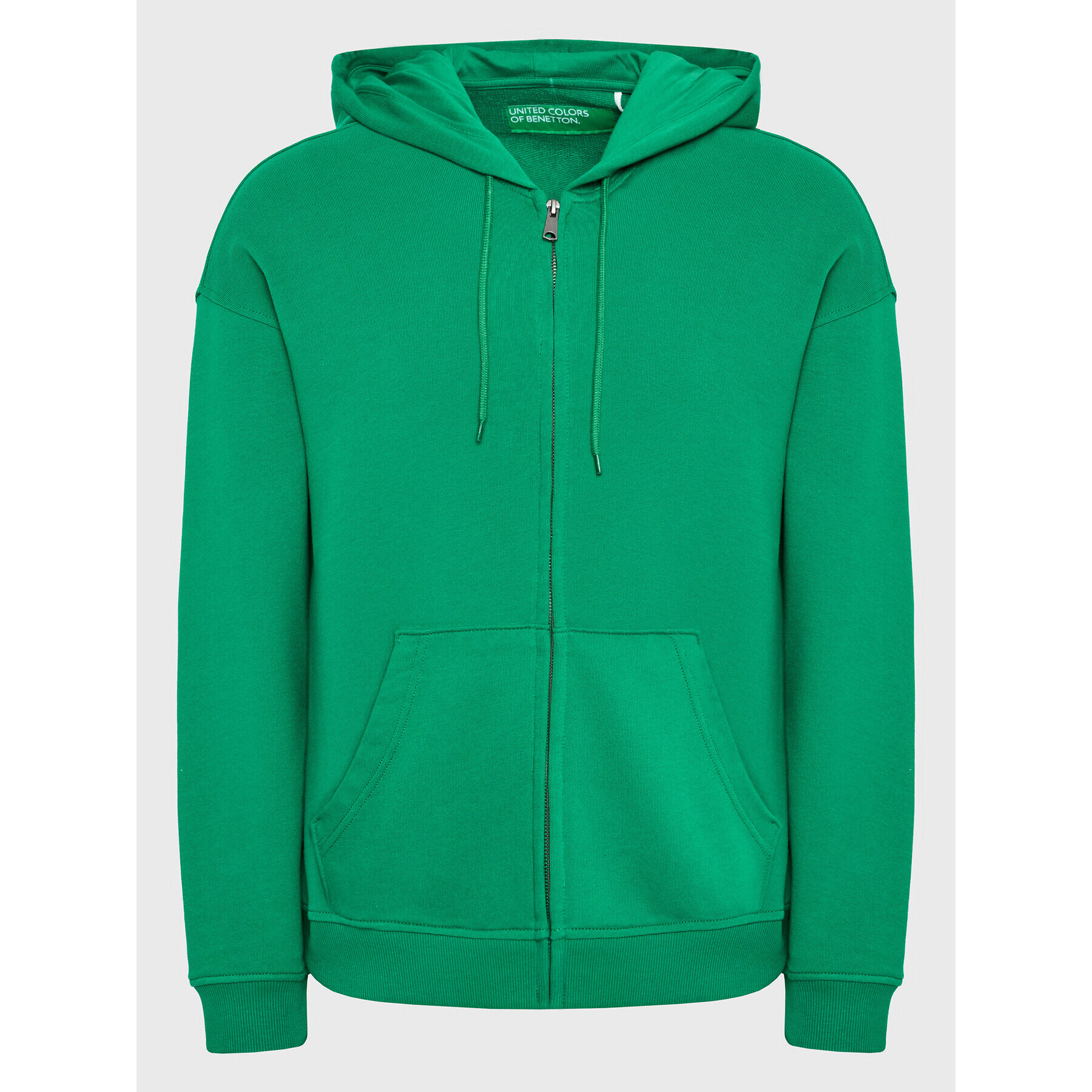 United Colors Of Benetton Mikina 3J68U5001 Zelená Regular Fit - Pepit.cz