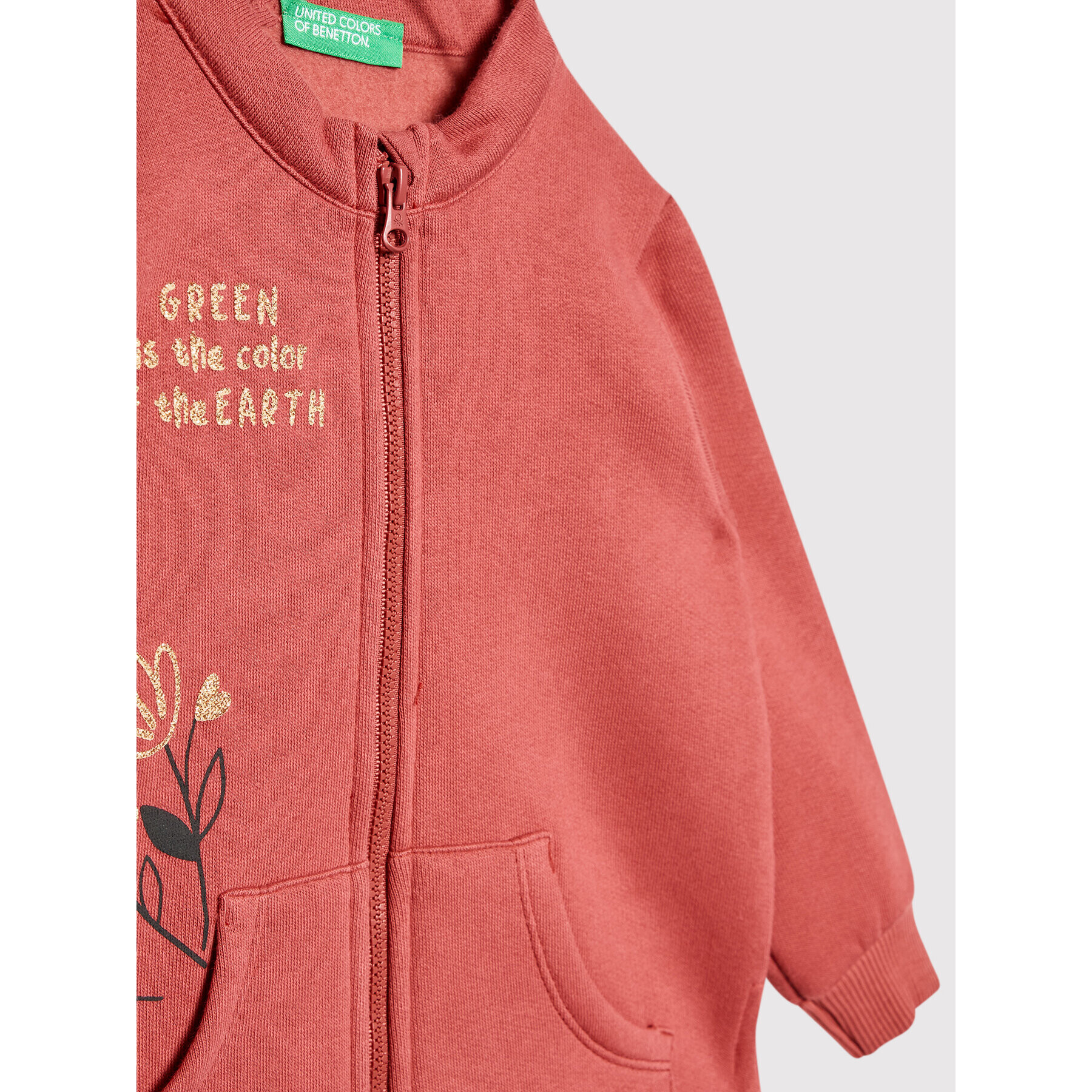 United Colors Of Benetton Mikina 3J73C5003 Růžová Regular Fit - Pepit.cz