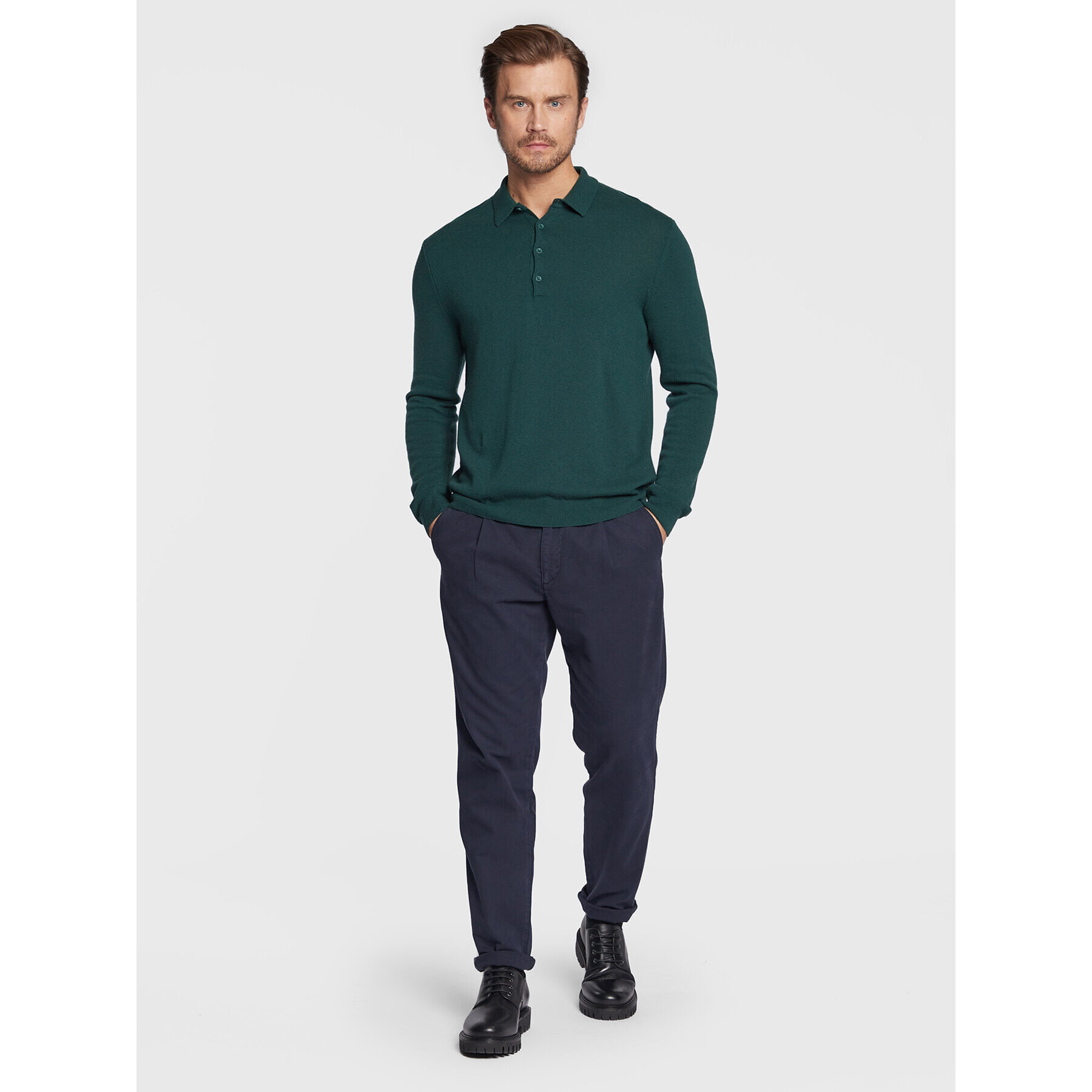 United Colors Of Benetton Polokošile 1002U300D Zelená Regular Fit - Pepit.cz