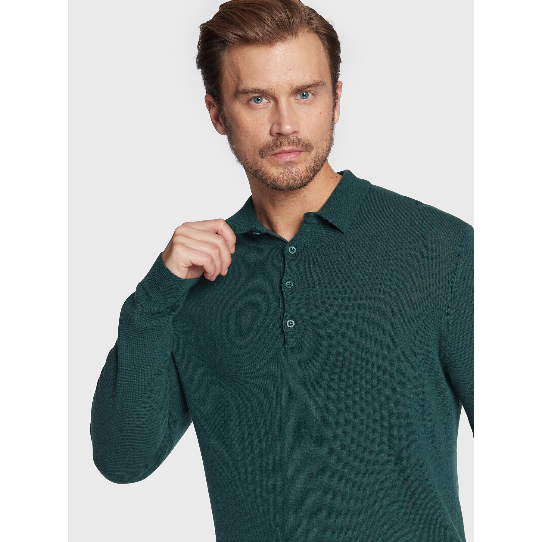 United Colors Of Benetton Polokošile 1002U300D Zelená Regular Fit - Pepit.cz