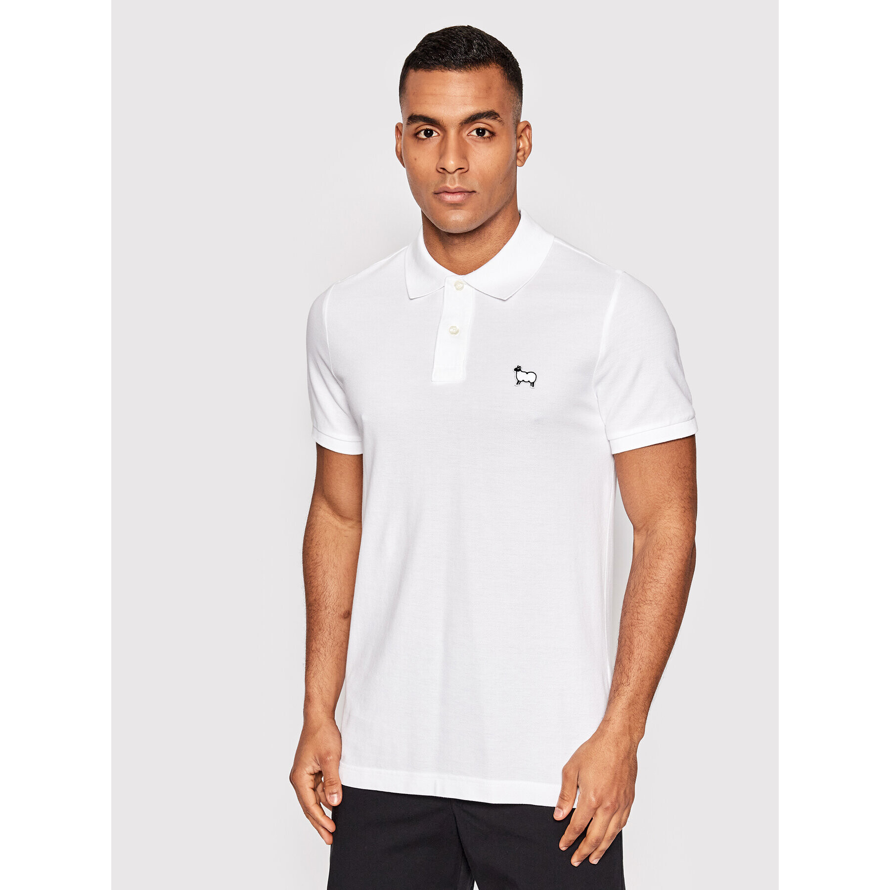 United Colors Of Benetton Polokošile 3088U300E Bílá Slim Fit - Pepit.cz