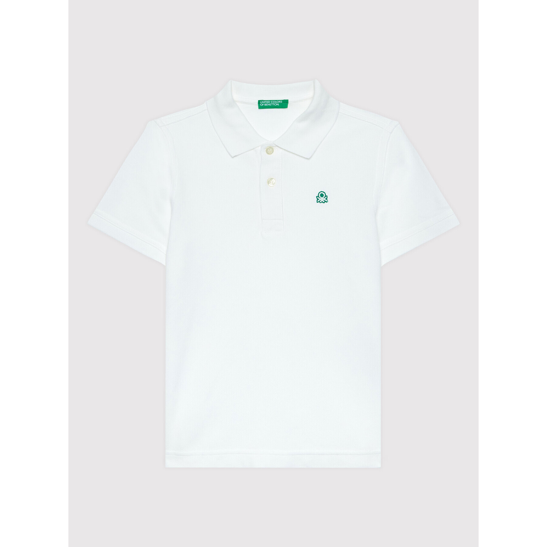 United Colors Of Benetton Polokošile 3089C300L Bílá Regular Fit - Pepit.cz