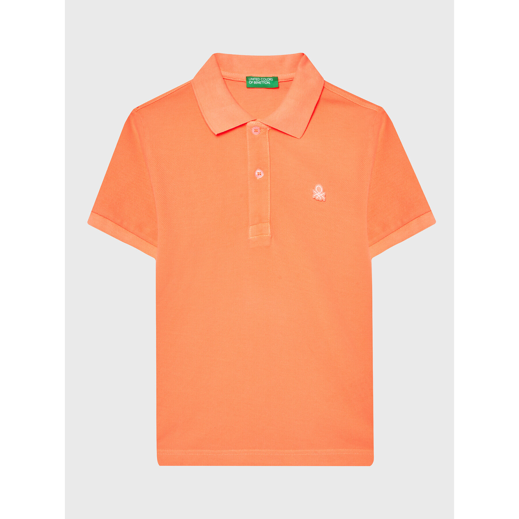 United Colors Of Benetton Polokošile 3089G300D Oranžová Slim Fit - Pepit.cz