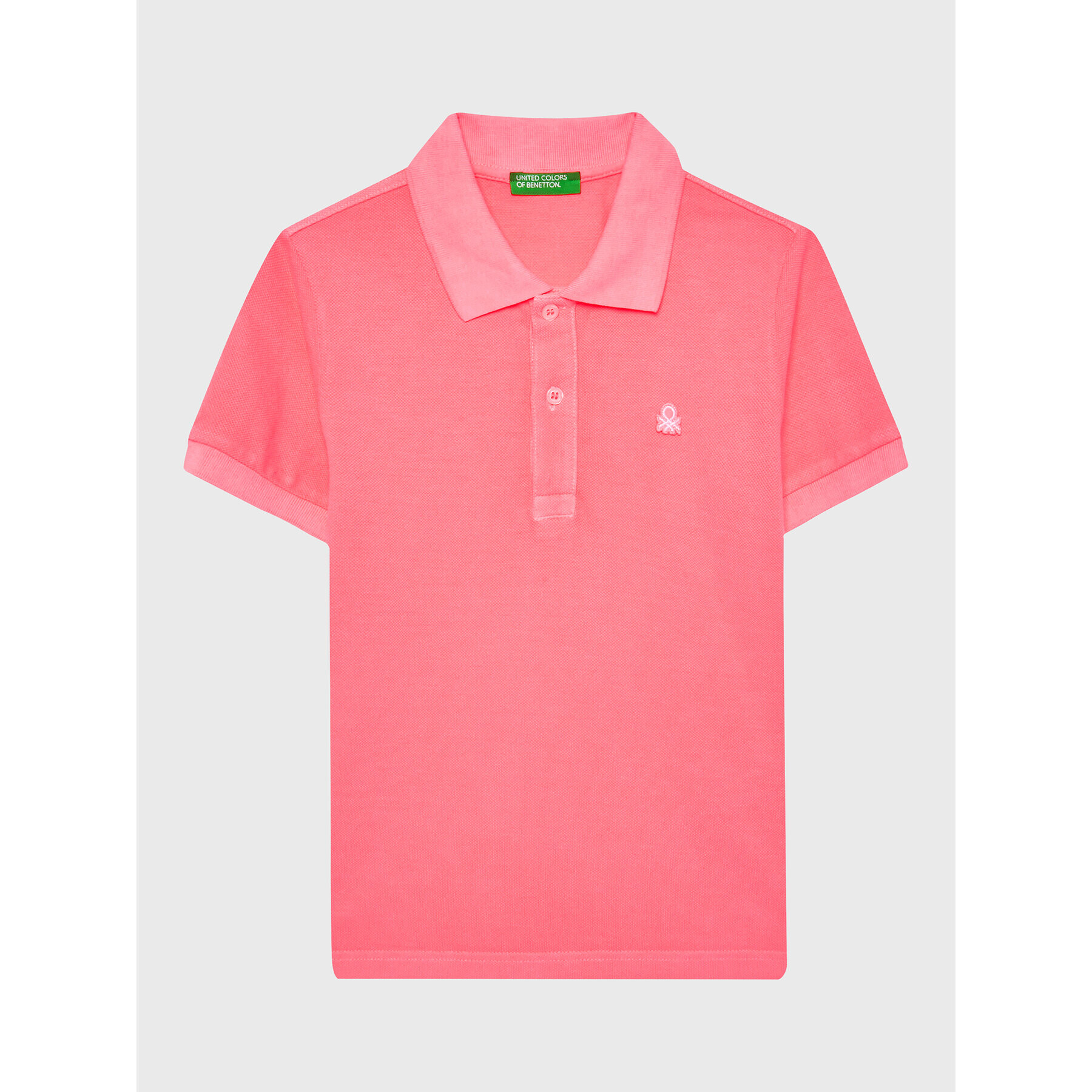 United Colors Of Benetton Polokošile 3089G300D Růžová Slim Fit - Pepit.cz