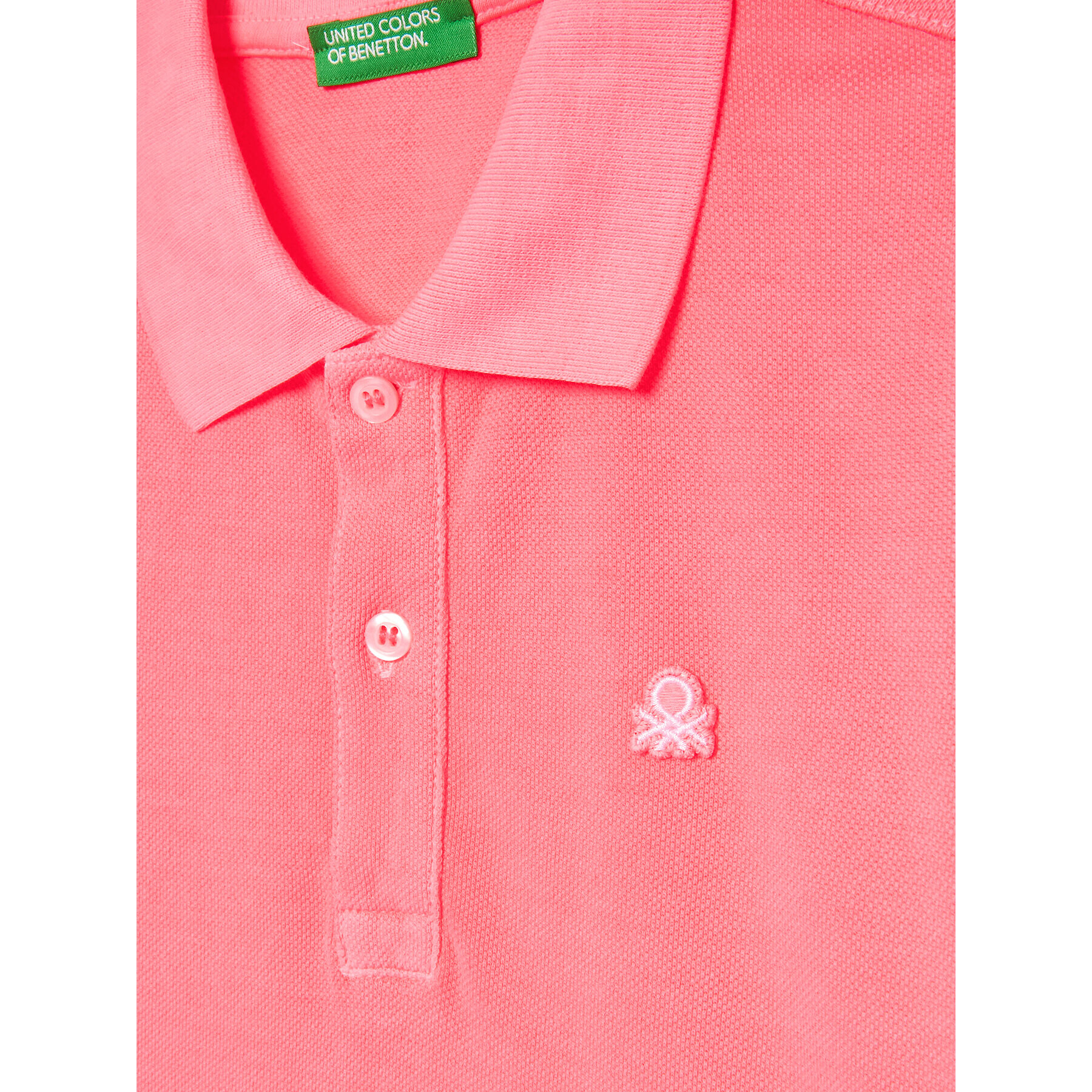 United Colors Of Benetton Polokošile 3089G300D Růžová Slim Fit - Pepit.cz