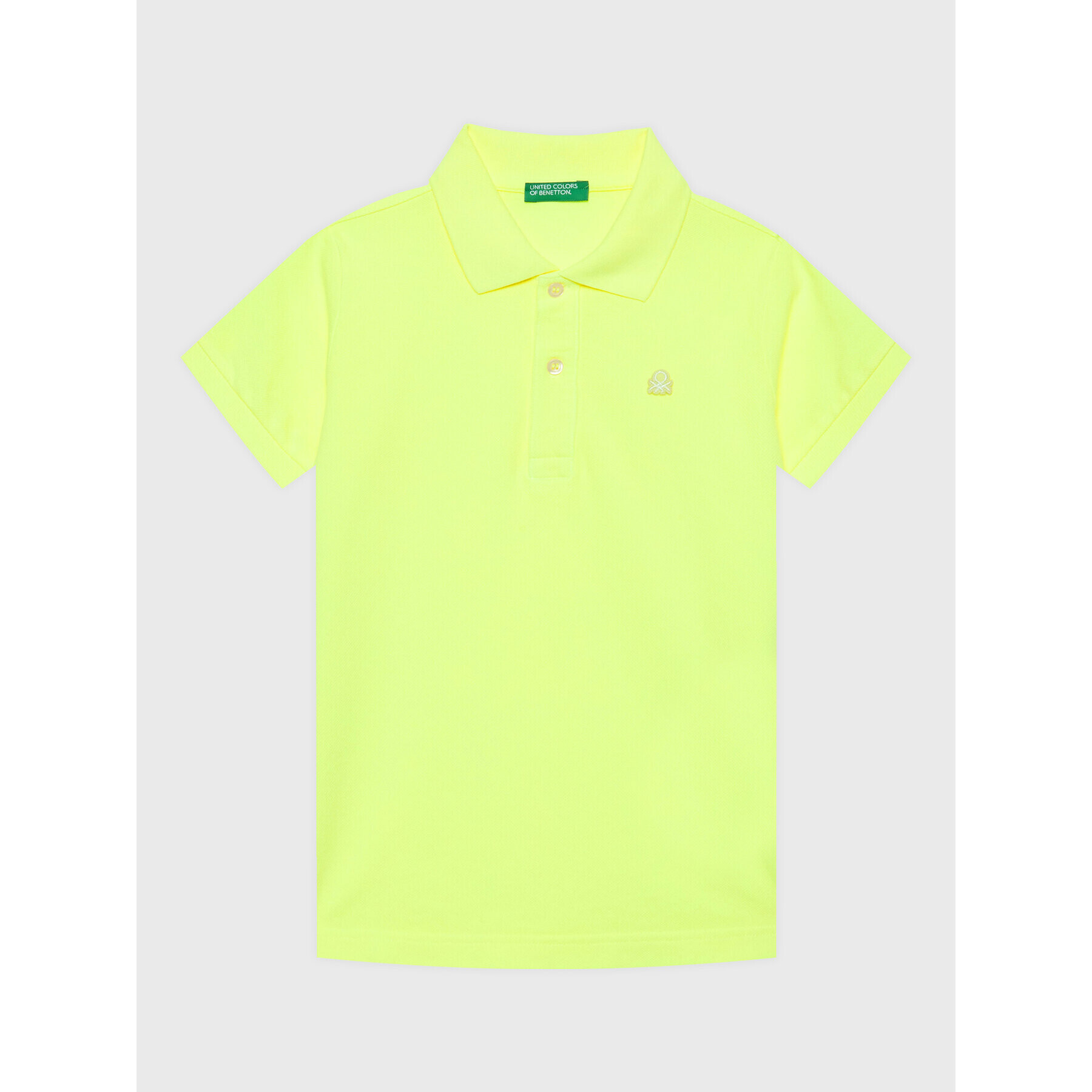 United Colors Of Benetton Polokošile 3089G300D Žlutá Slim Fit - Pepit.cz