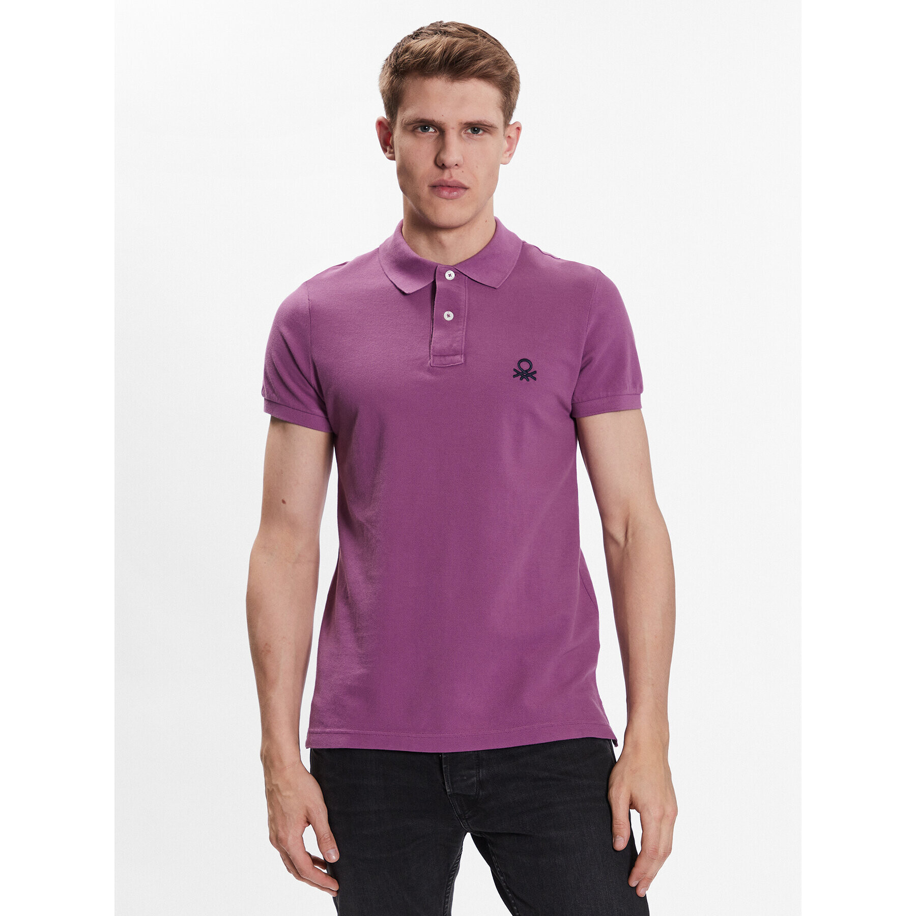 United Colors Of Benetton Polokošile 3089J3178 Fialová Regular Fit - Pepit.cz