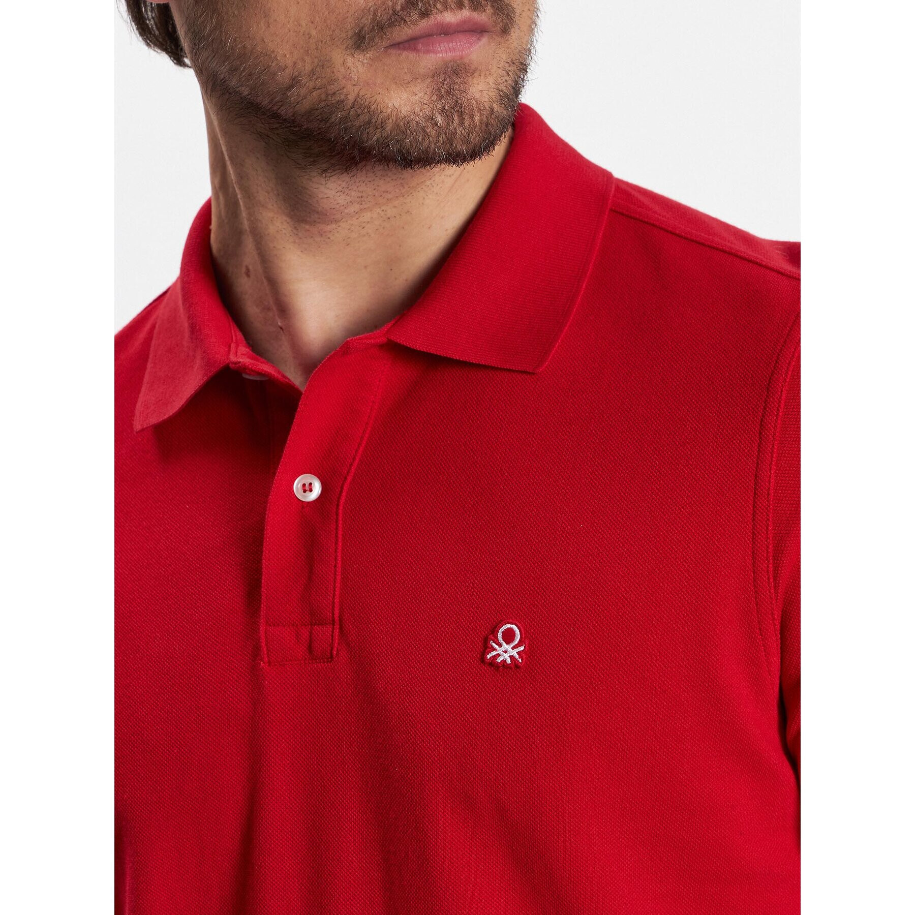 United Colors Of Benetton Polokošile 3089J3179 Červená Regular Fit - Pepit.cz