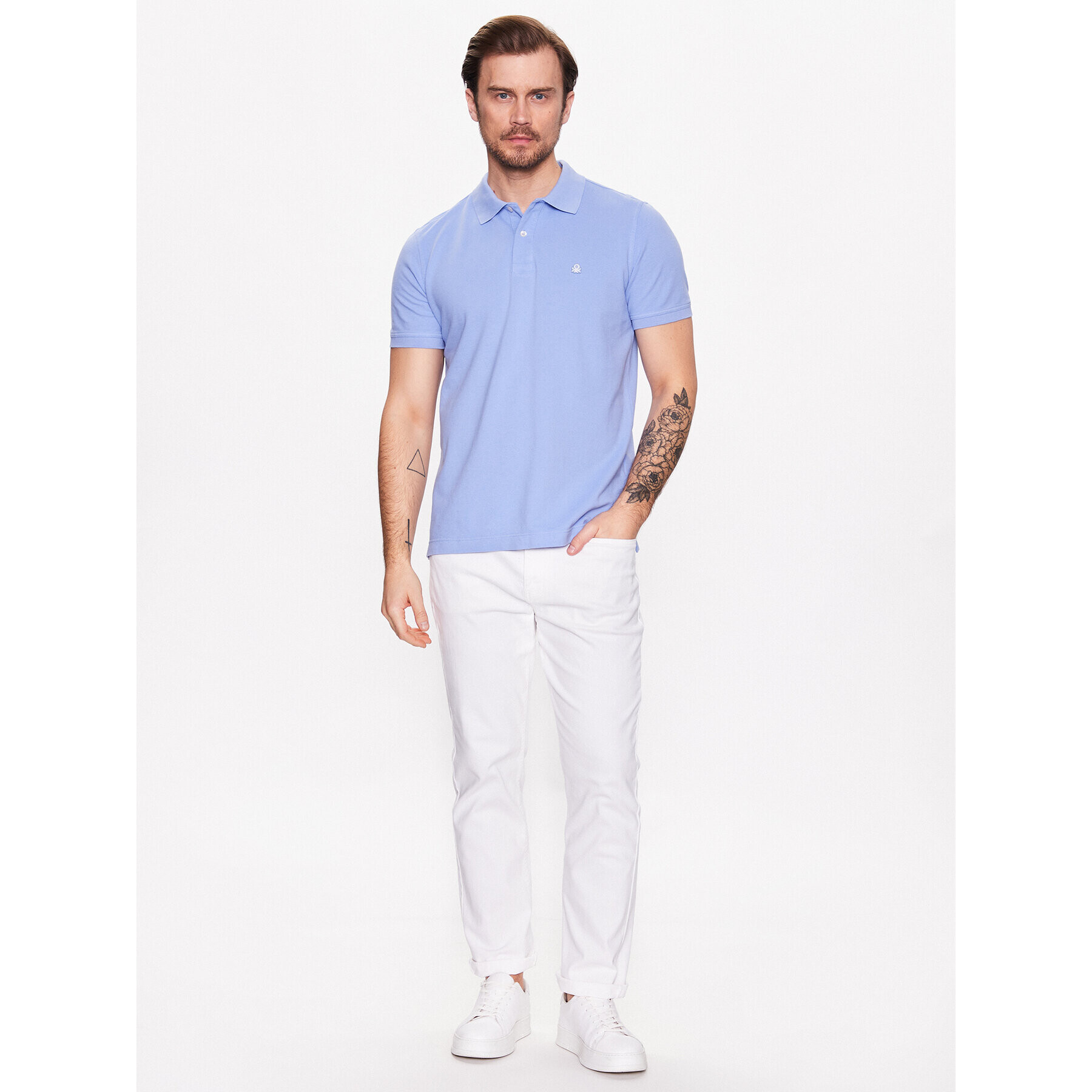 United Colors Of Benetton Polokošile 3089J3179 Fialová Regular Fit - Pepit.cz