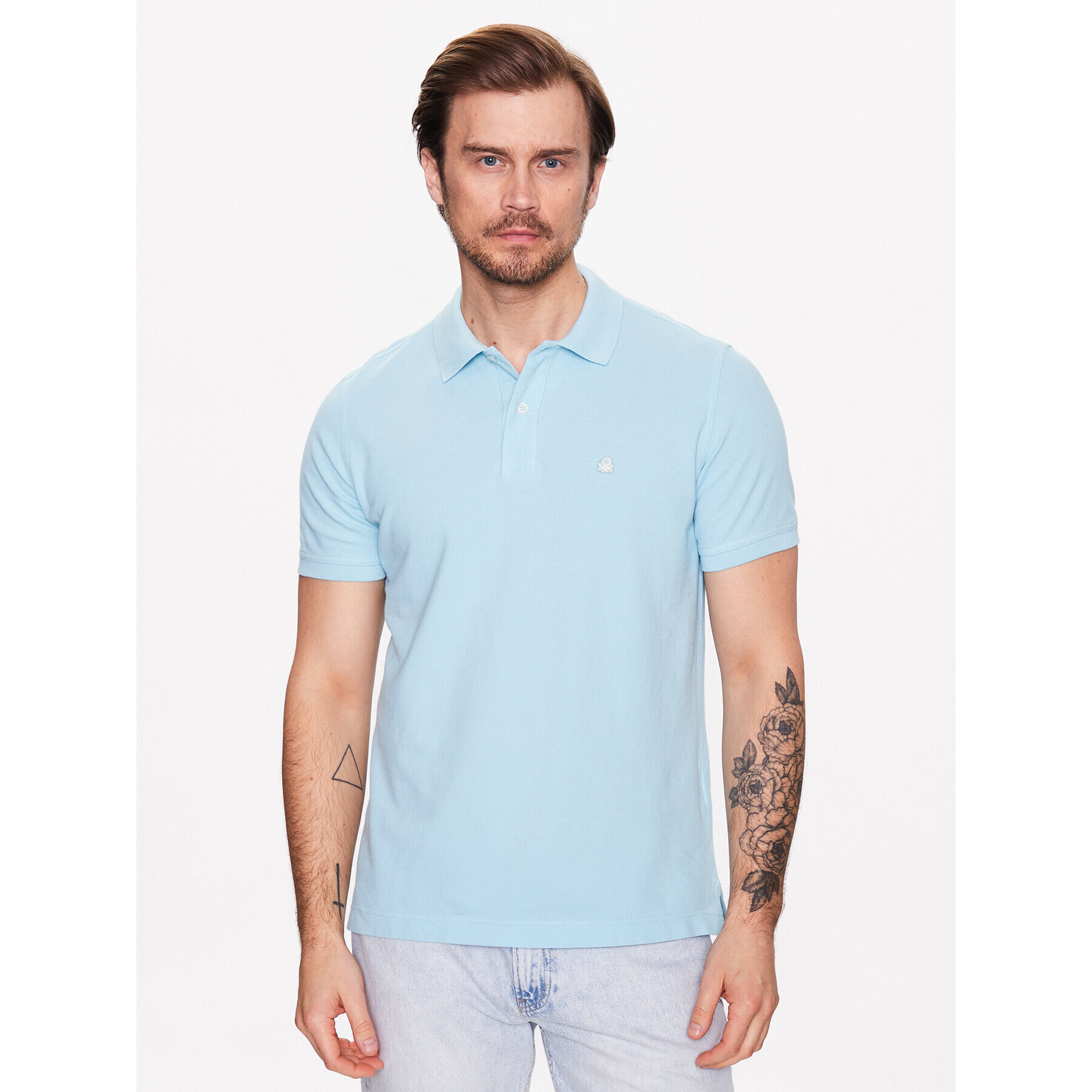 United Colors Of Benetton Polokošile 3089J3179 Modrá Regular Fit - Pepit.cz