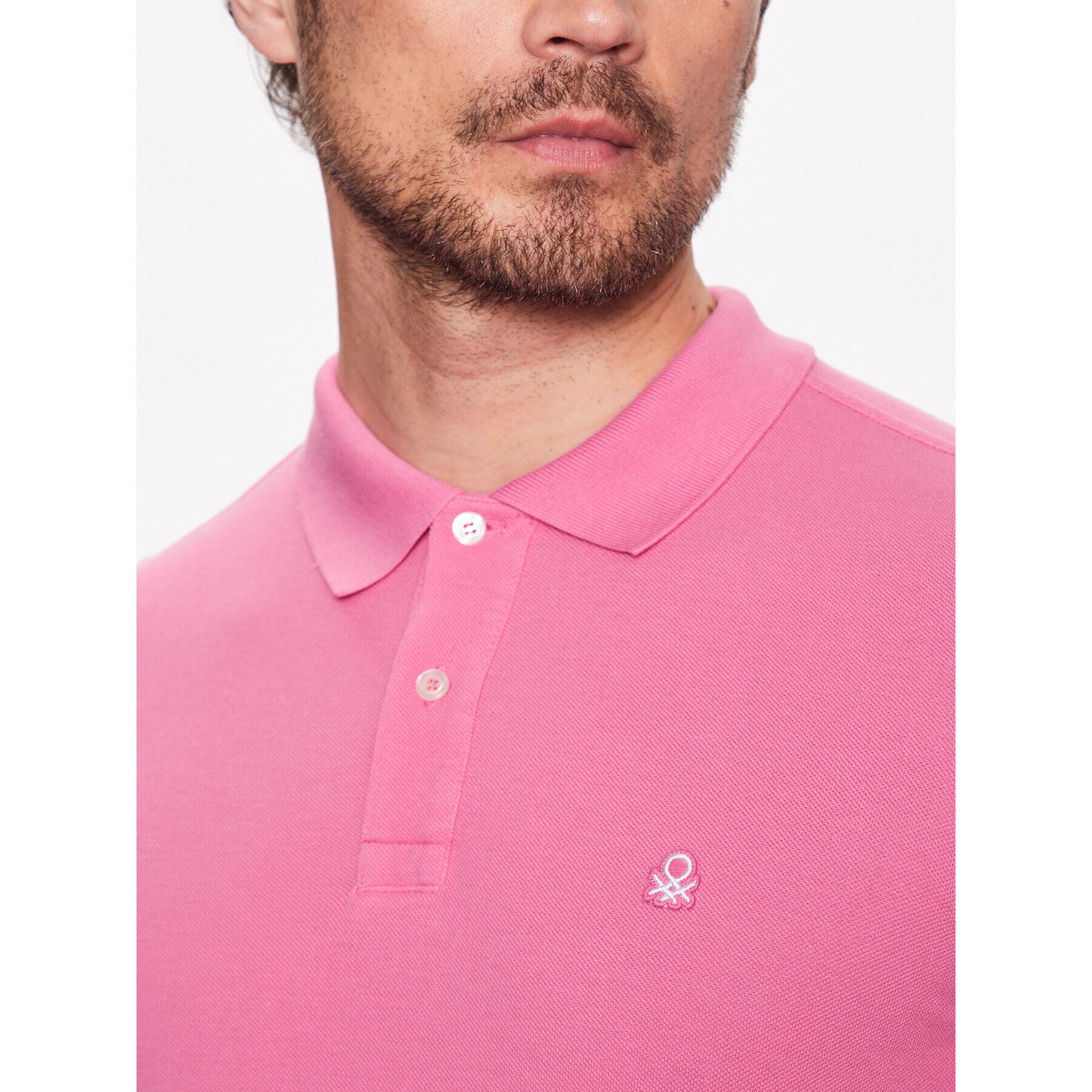 United Colors Of Benetton Polokošile 3089J3179 Růžová Regular Fit - Pepit.cz