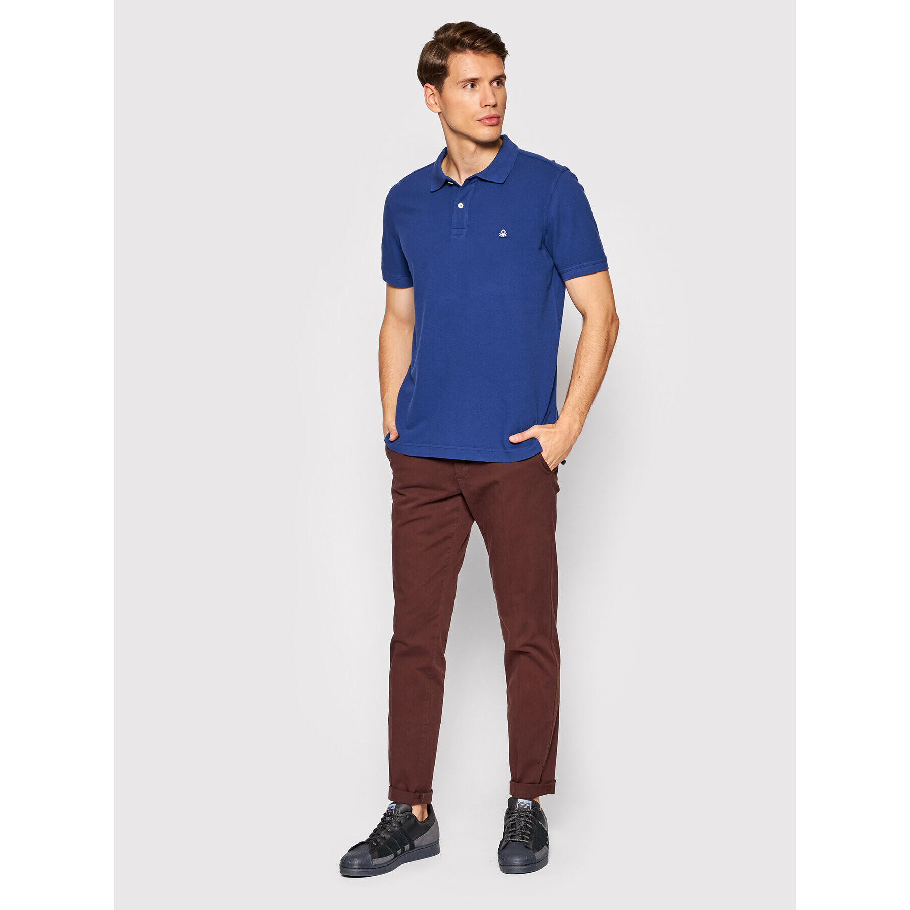 United Colors Of Benetton Polokošile 3089J3179 Tmavomodrá Regular Fit - Pepit.cz