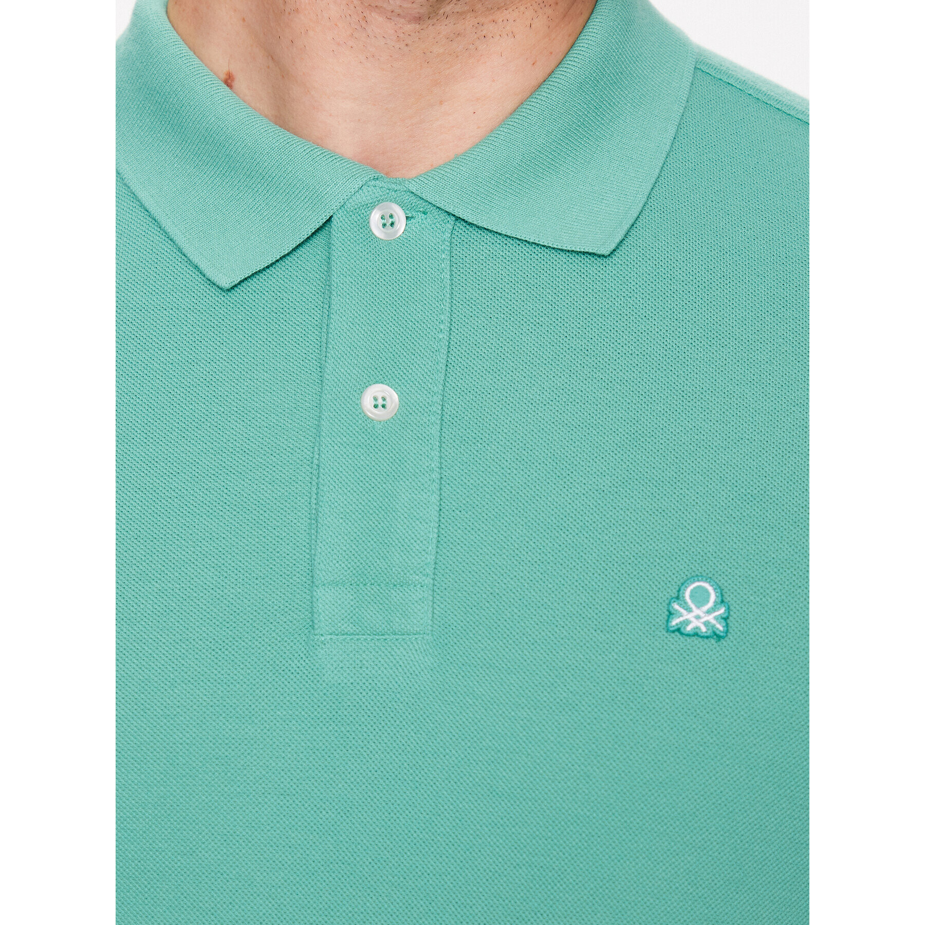 United Colors Of Benetton Polokošile 3089J3179 Zelená Regular Fit - Pepit.cz