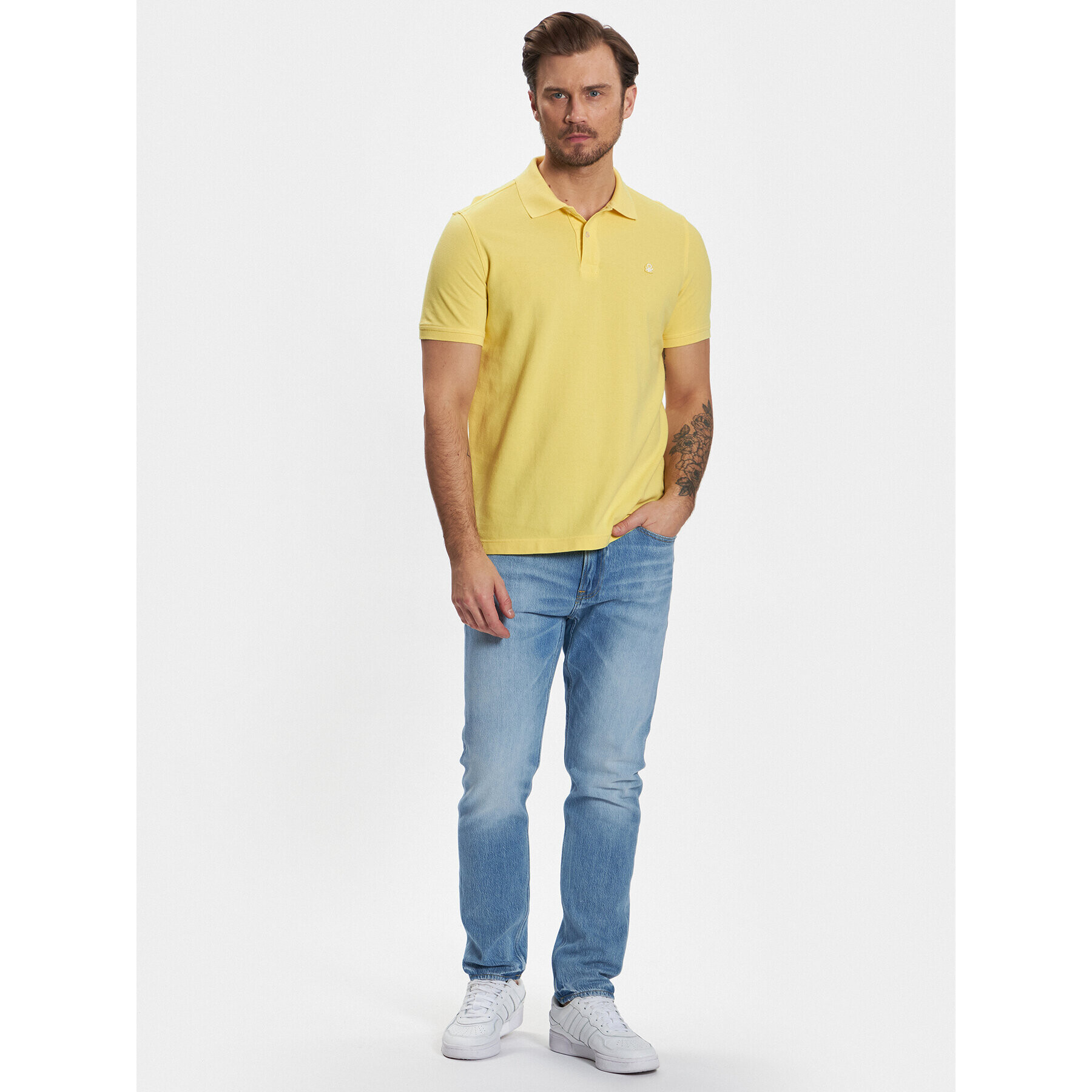 United Colors Of Benetton Polokošile 3089J3179 Žlutá Regular Fit - Pepit.cz