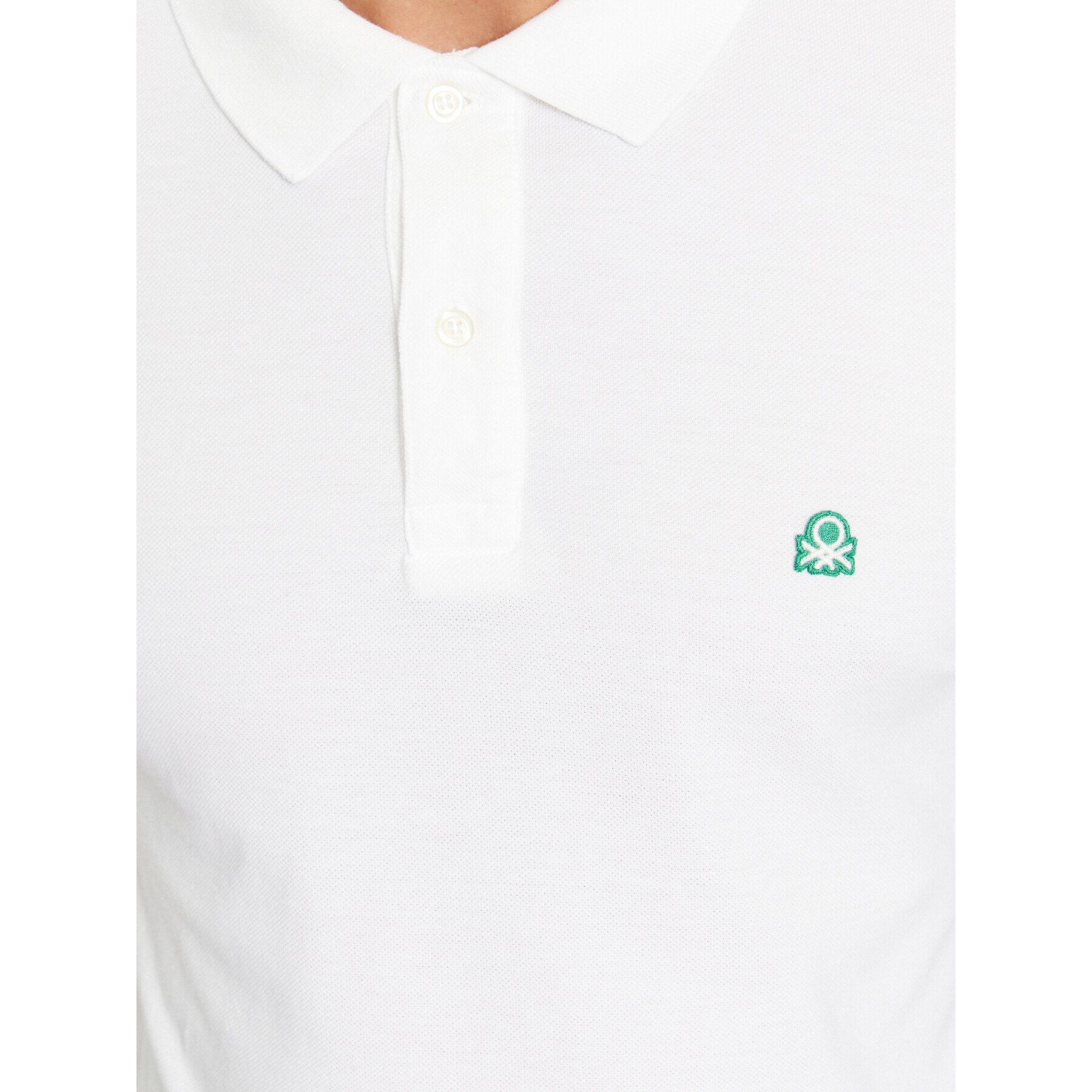 United Colors Of Benetton Polokošile 3089J3204 Bílá Regular Fit - Pepit.cz