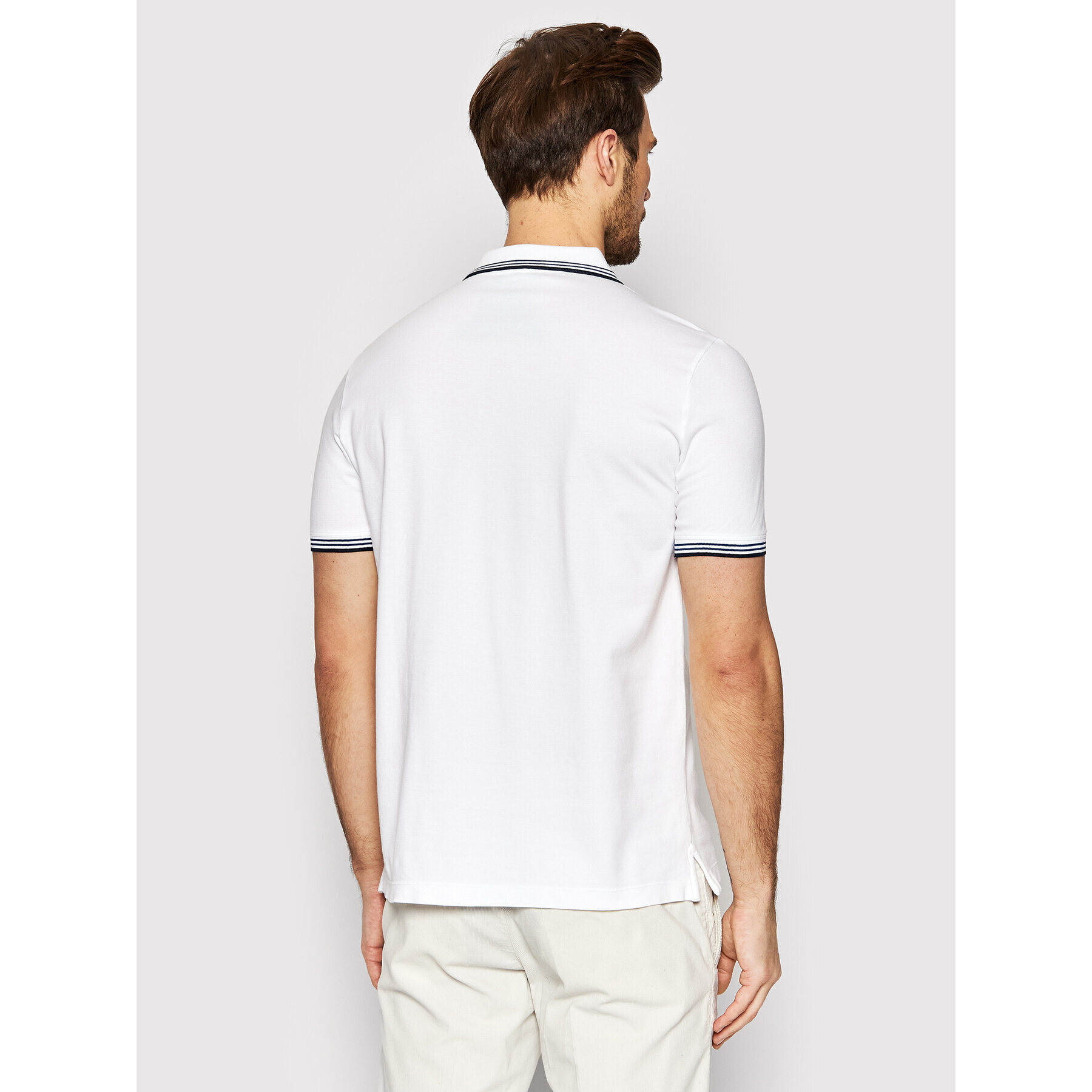 United Colors Of Benetton Polokošile 3WG9J3181 Bílá Regular Fit - Pepit.cz