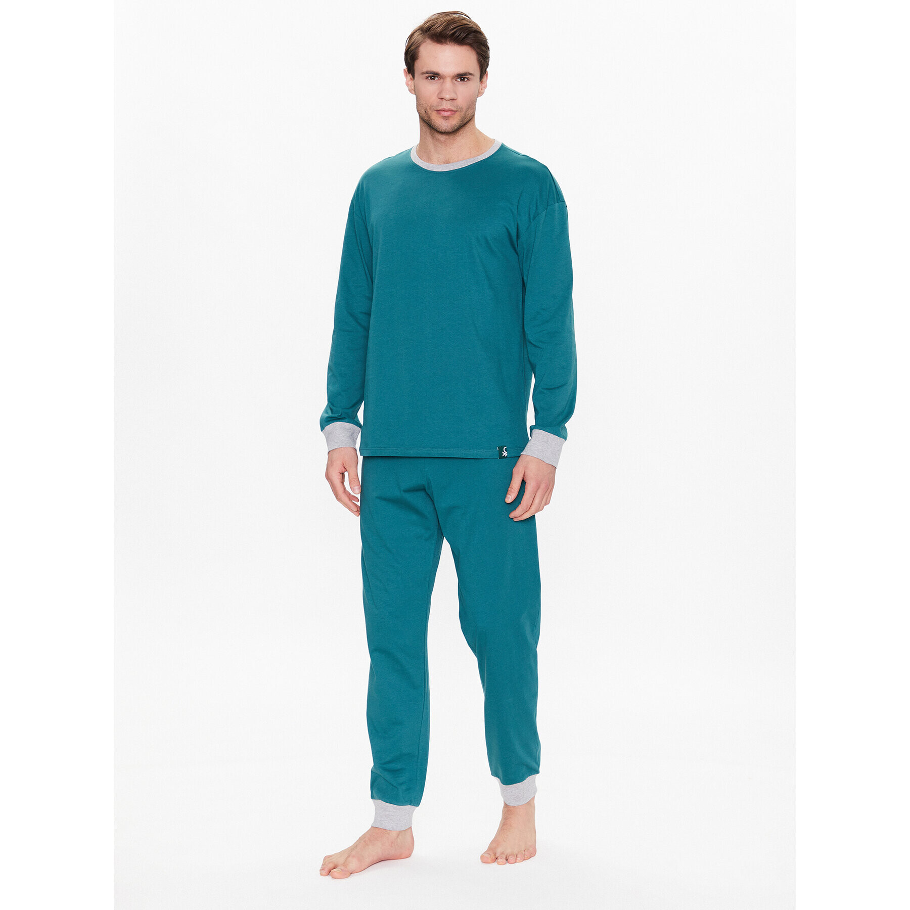 United Colors Of Benetton Pyžamo 30964P01A Zelená Regular Fit - Pepit.cz