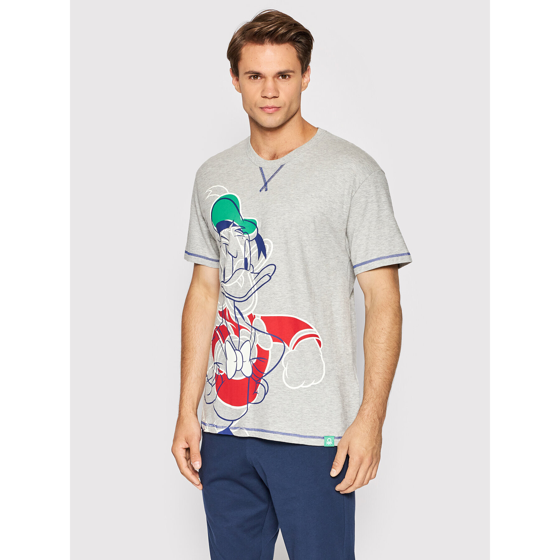 United Colors Of Benetton Pyžamový top DISNEY 3BVX4M009 Šedá Regular Fit - Pepit.cz