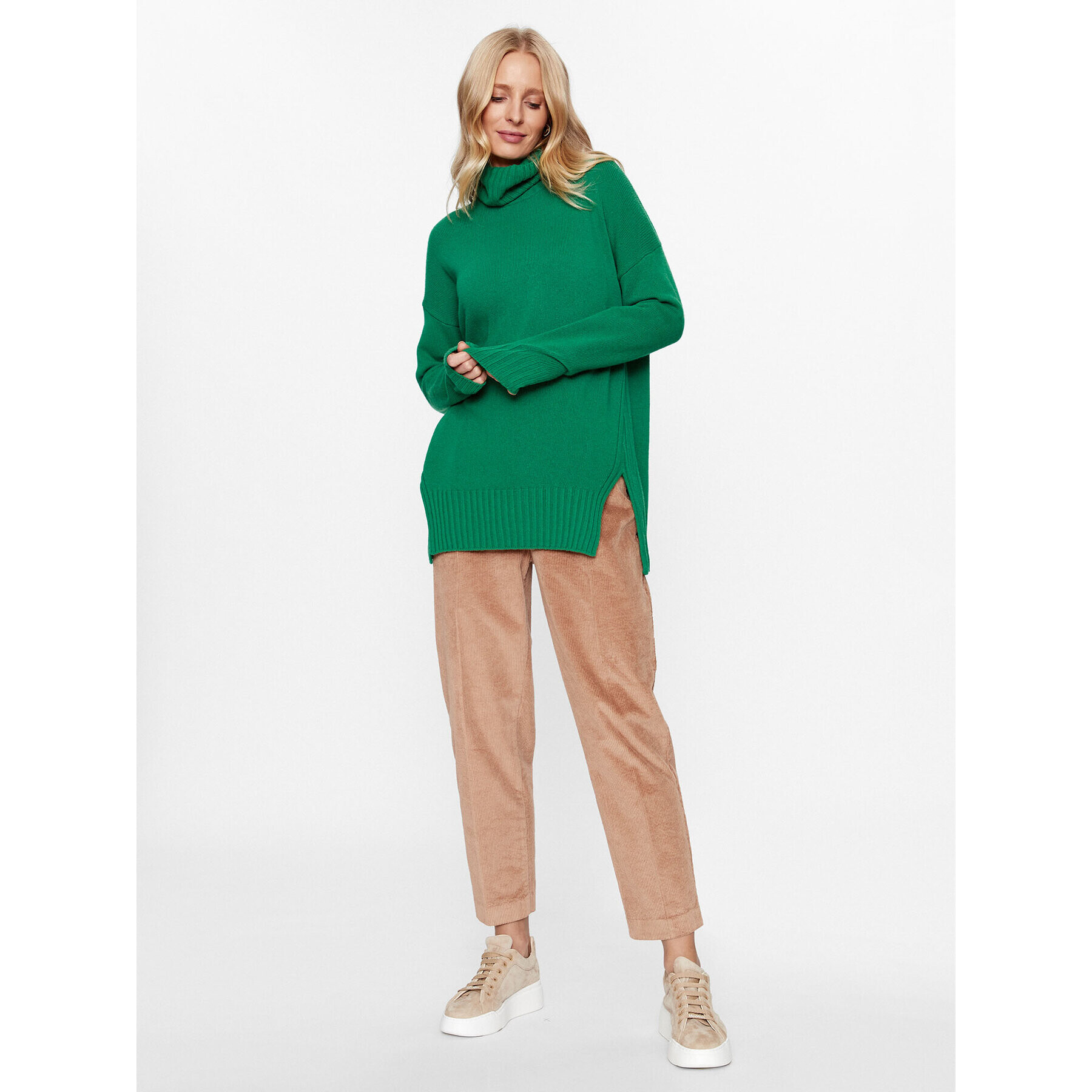 United Colors Of Benetton Rolák 1244D202H Zelená Regular Fit - Pepit.cz