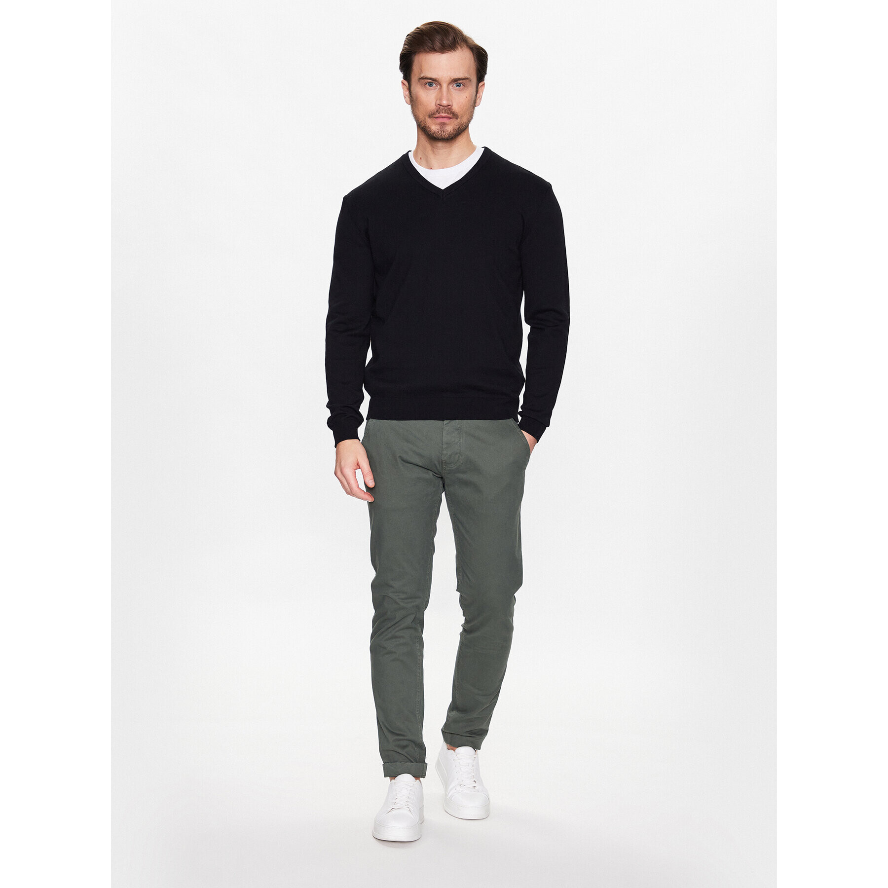 United Colors Of Benetton Svetr 1098U4486 Černá Regular Fit - Pepit.cz