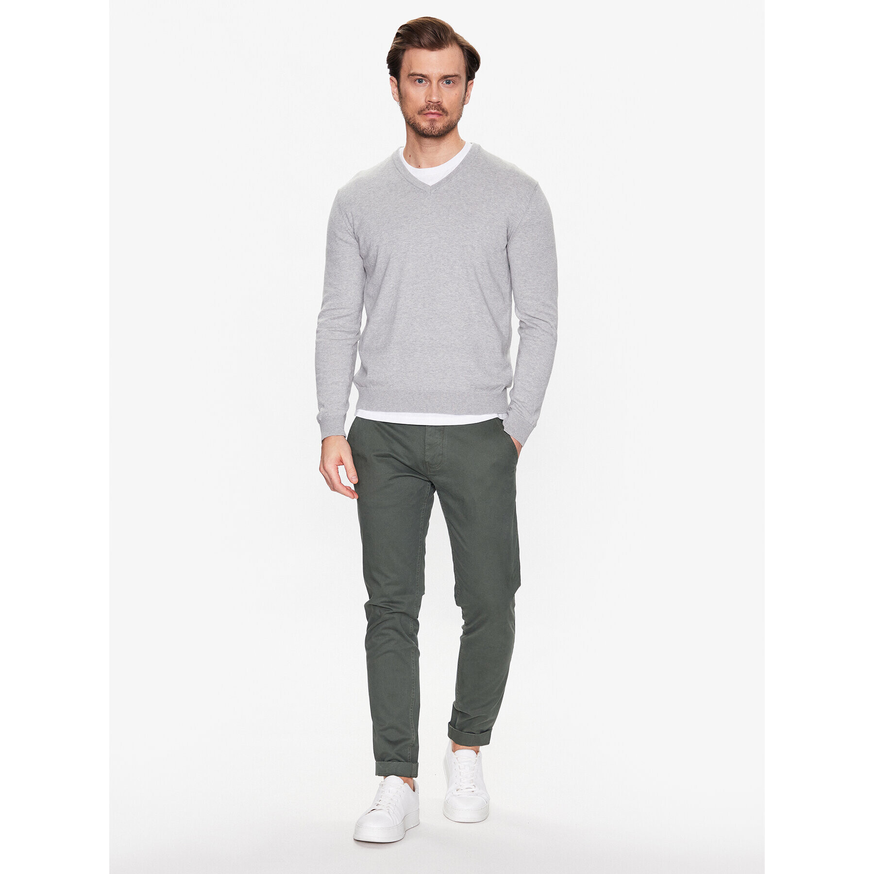 United Colors Of Benetton Svetr 1098U4486 Šedá Regular Fit - Pepit.cz