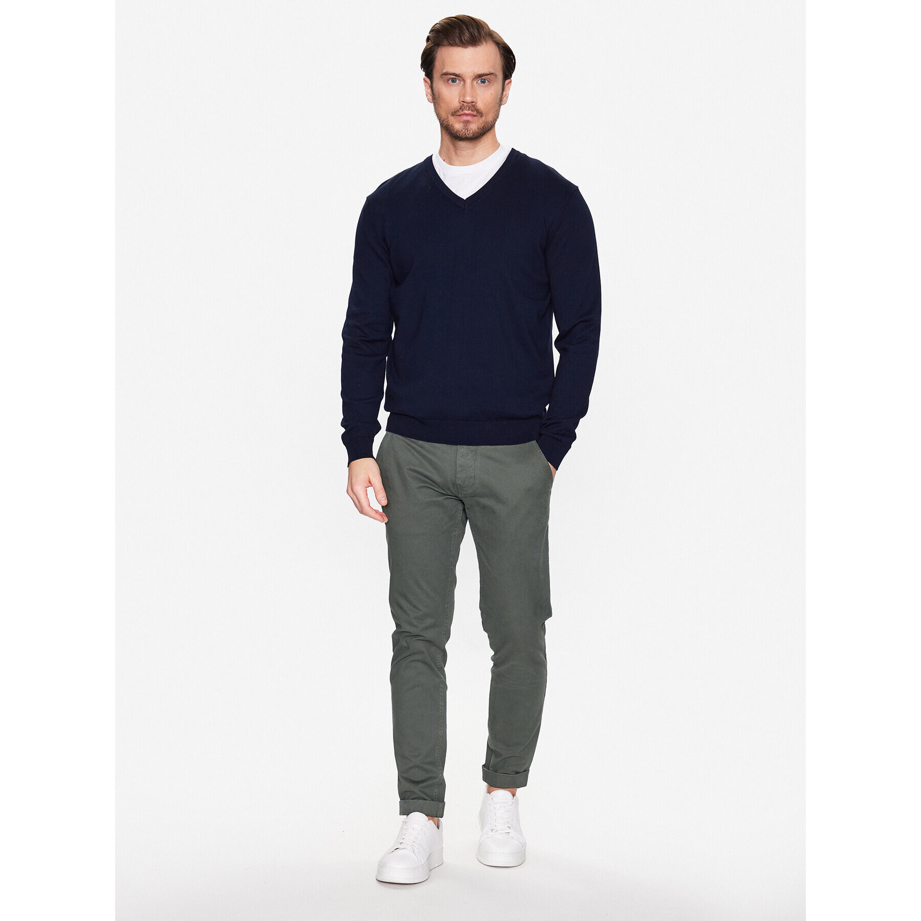 United Colors Of Benetton Svetr 1098U4486 Tmavomodrá Regular Fit - Pepit.cz