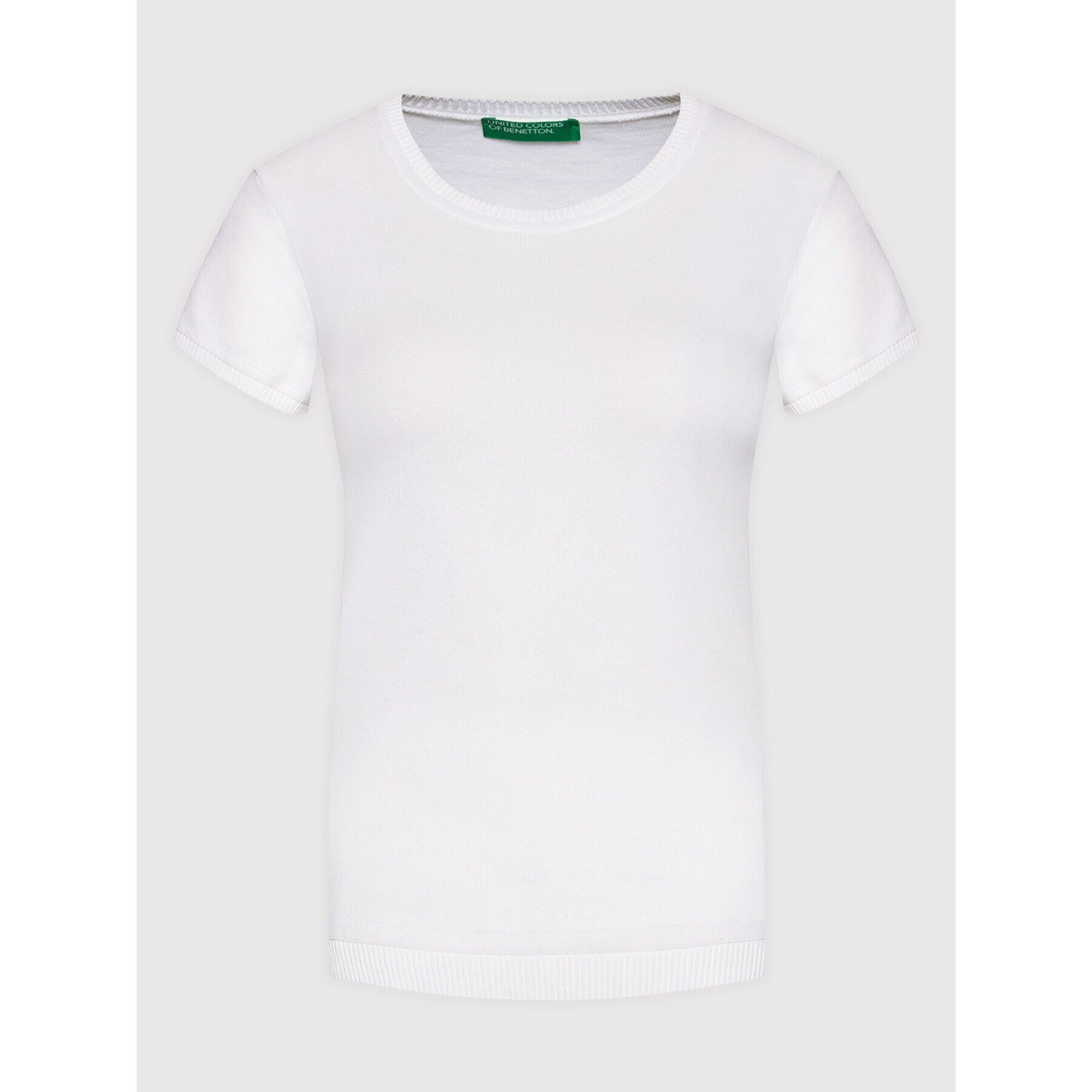 United Colors Of Benetton T-Shirt 1091D1M10 Bílá Regular Fit - Pepit.cz