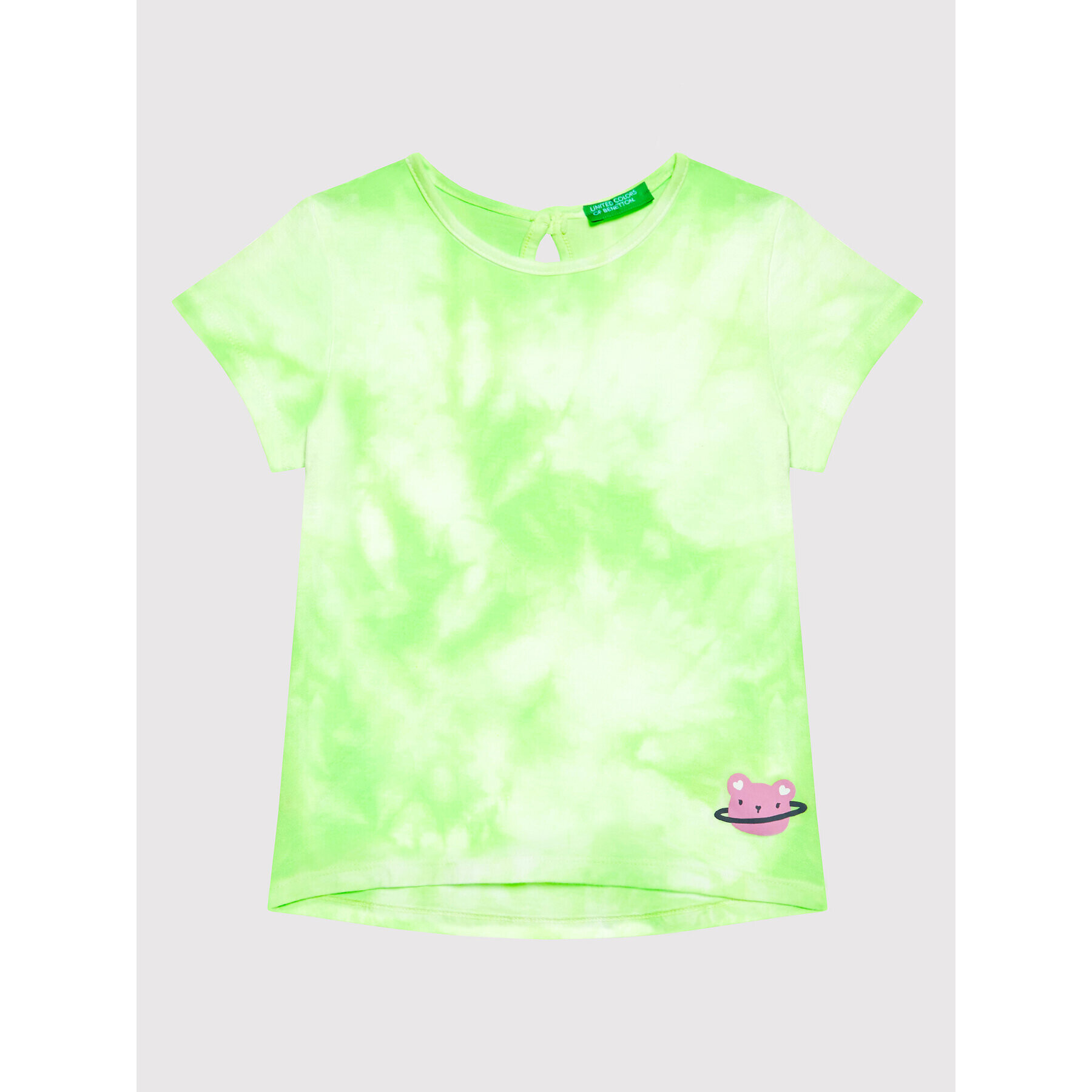 United Colors Of Benetton T-Shirt 3085G103E Zelená Regular Fit - Pepit.cz