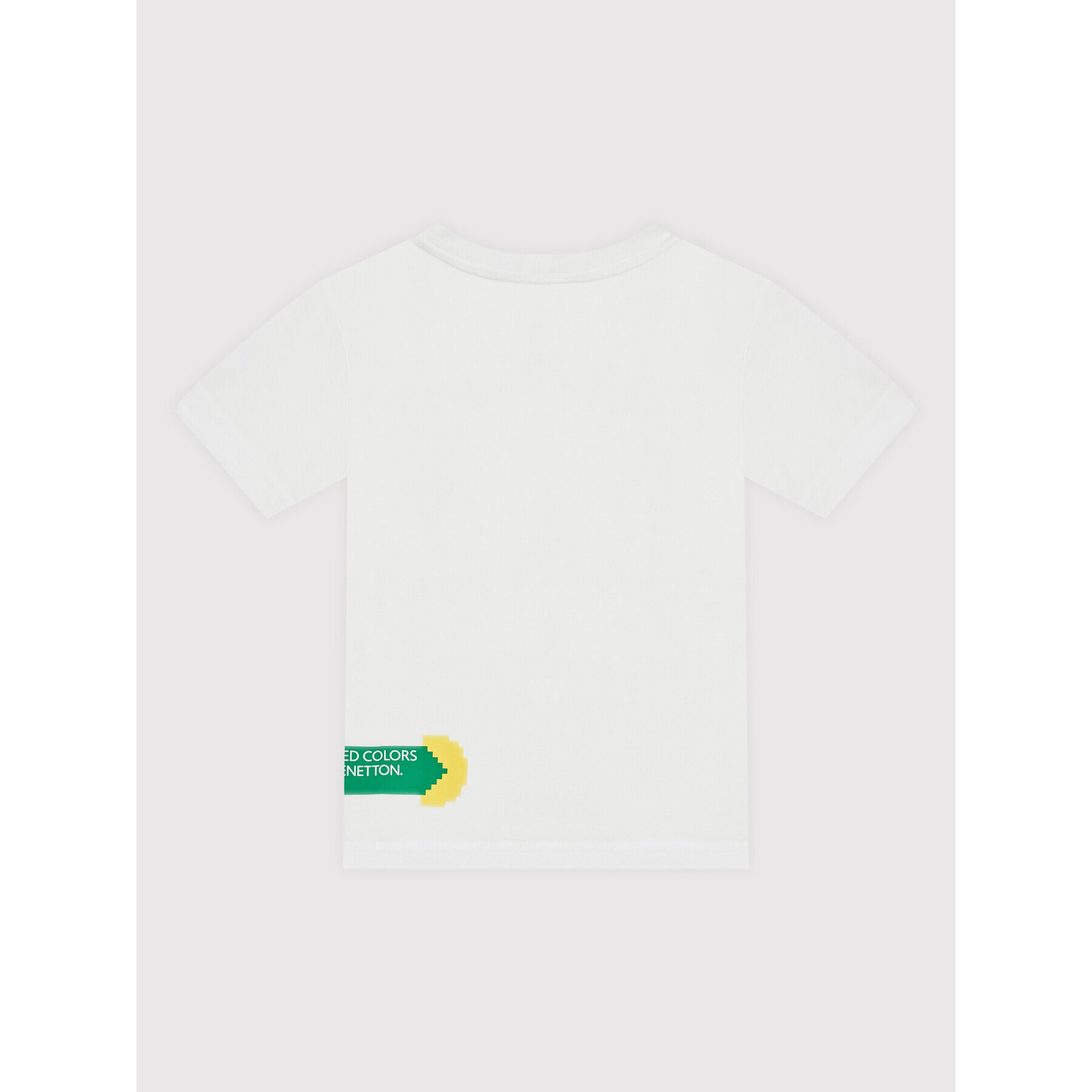 United Colors Of Benetton T-Shirt 3096C103F Bílá Regular Fit - Pepit.cz