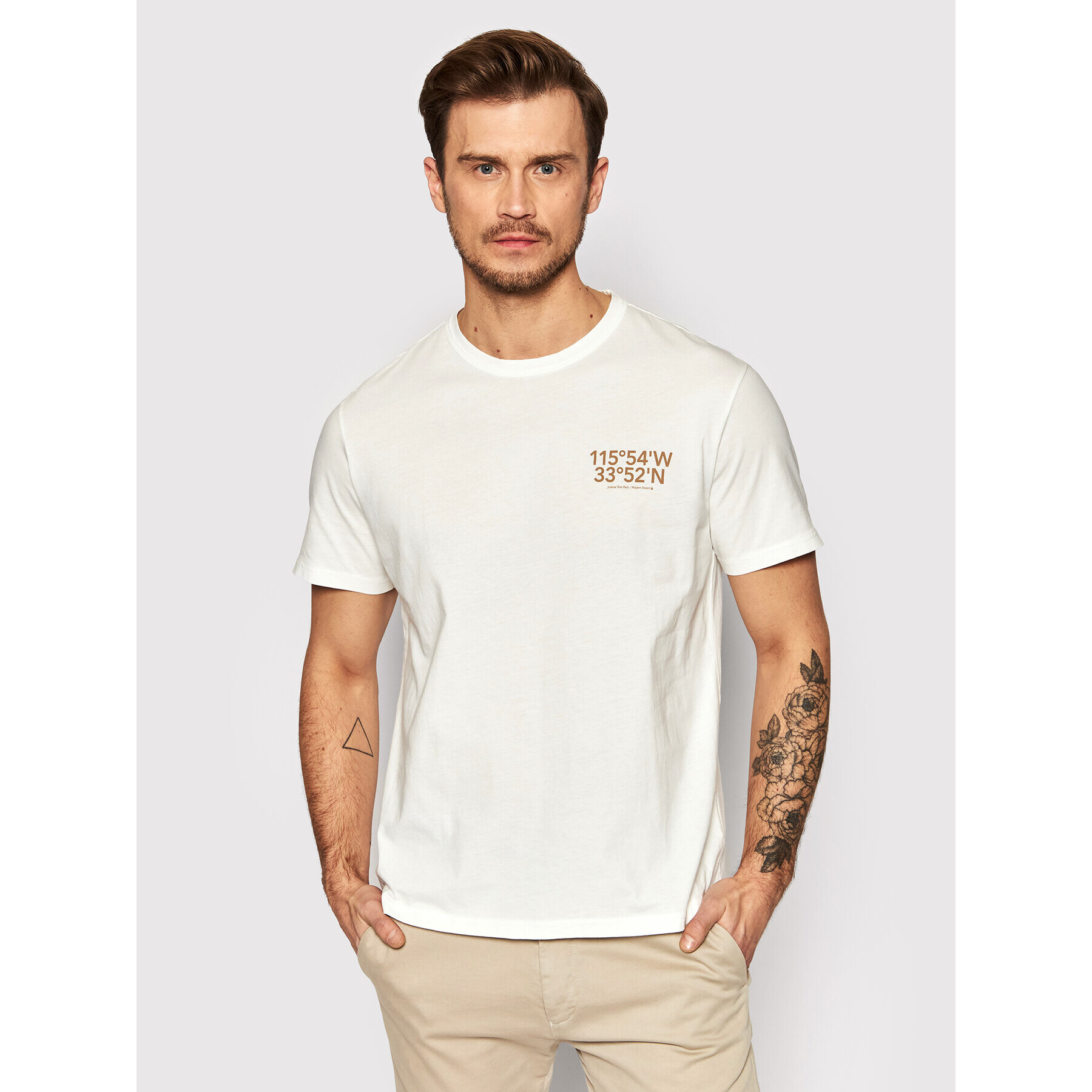 United Colors Of Benetton T-Shirt 3096U101A Bílá Relaxed Fit - Pepit.cz